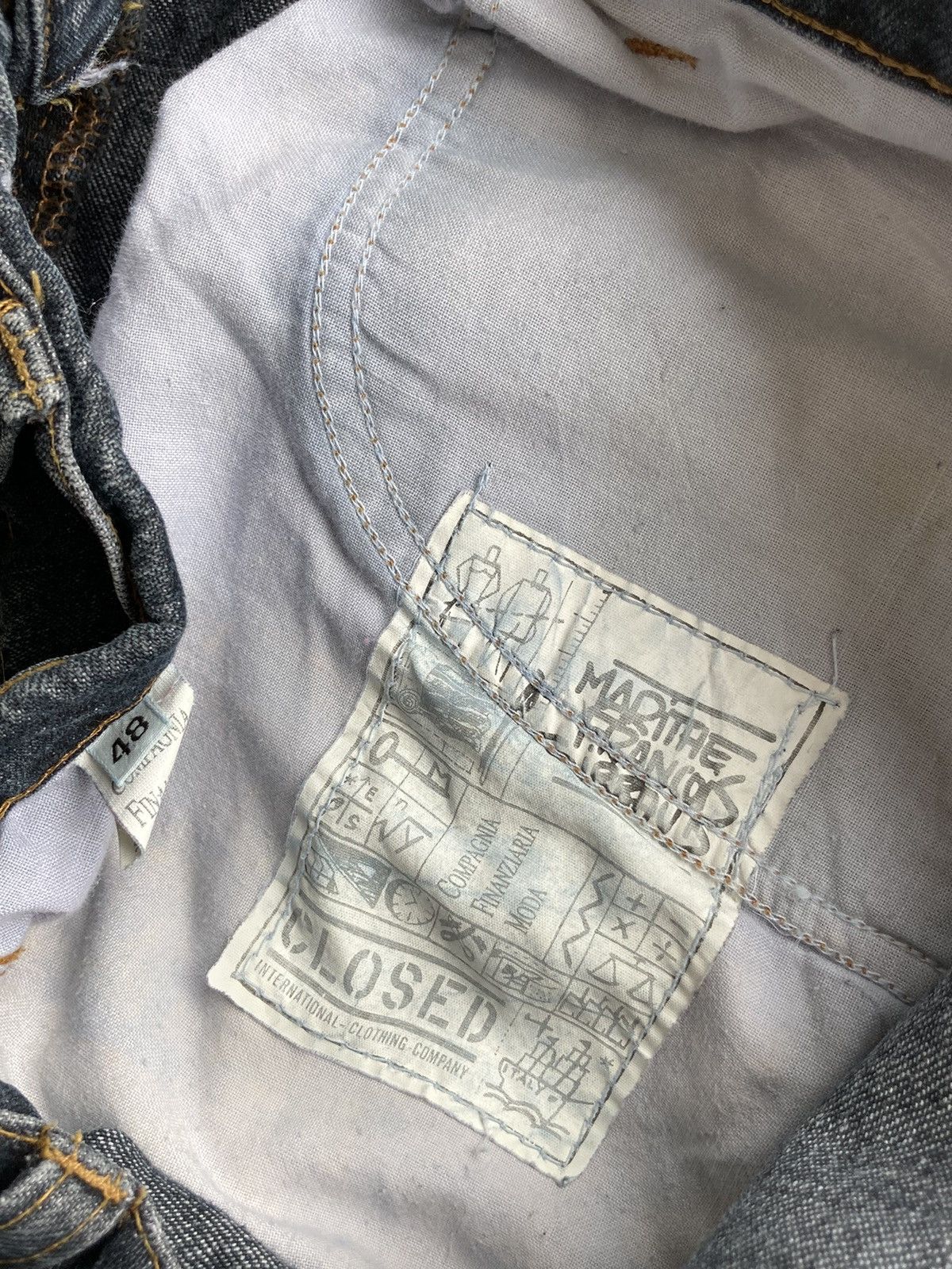 CLOSED × Marithe + Francois Girbaud Vintage Closed Marithe Francois Girbaud Jeans Pants Denim Size US 32 / EU 48 - 8 Thumbnail