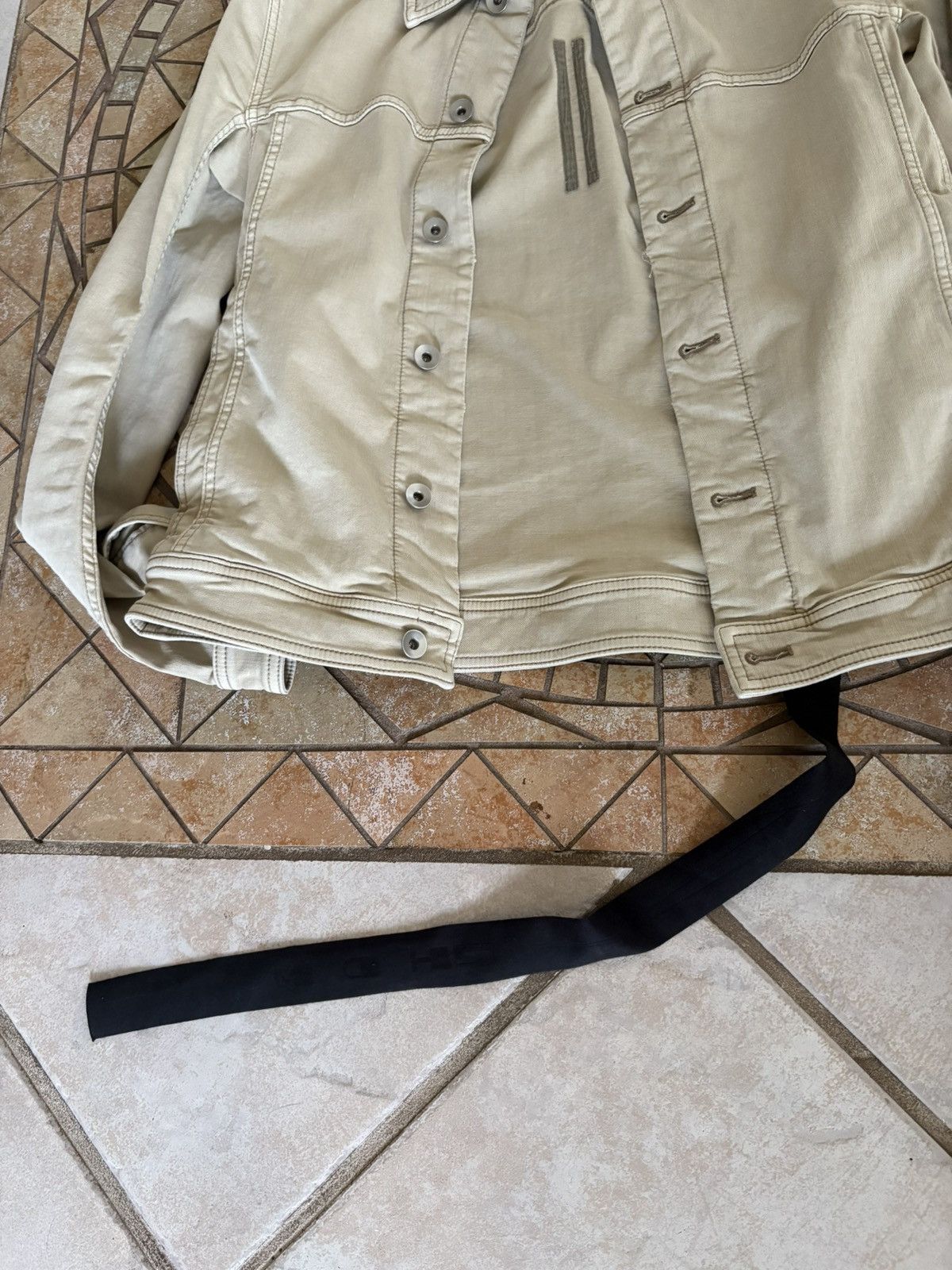 Rick Owens Rick Owens Worker Denim Jacket in Mineral Fogachine Size US M / EU 48-50 / 2 - 18 Thumbnail