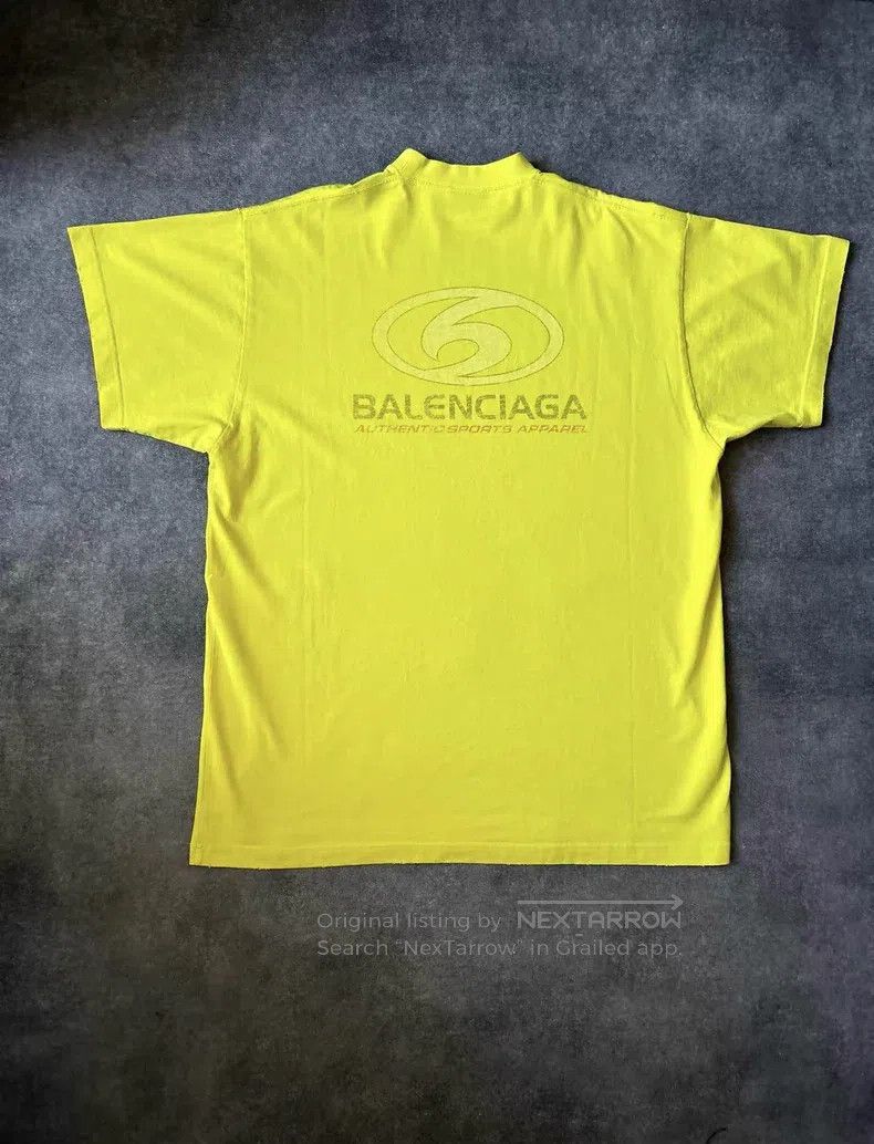 Balenciaga Balenciaga Ringer Tee with Letter Print Size US L / EU 52-54 / 3 - 2 Thumbnail