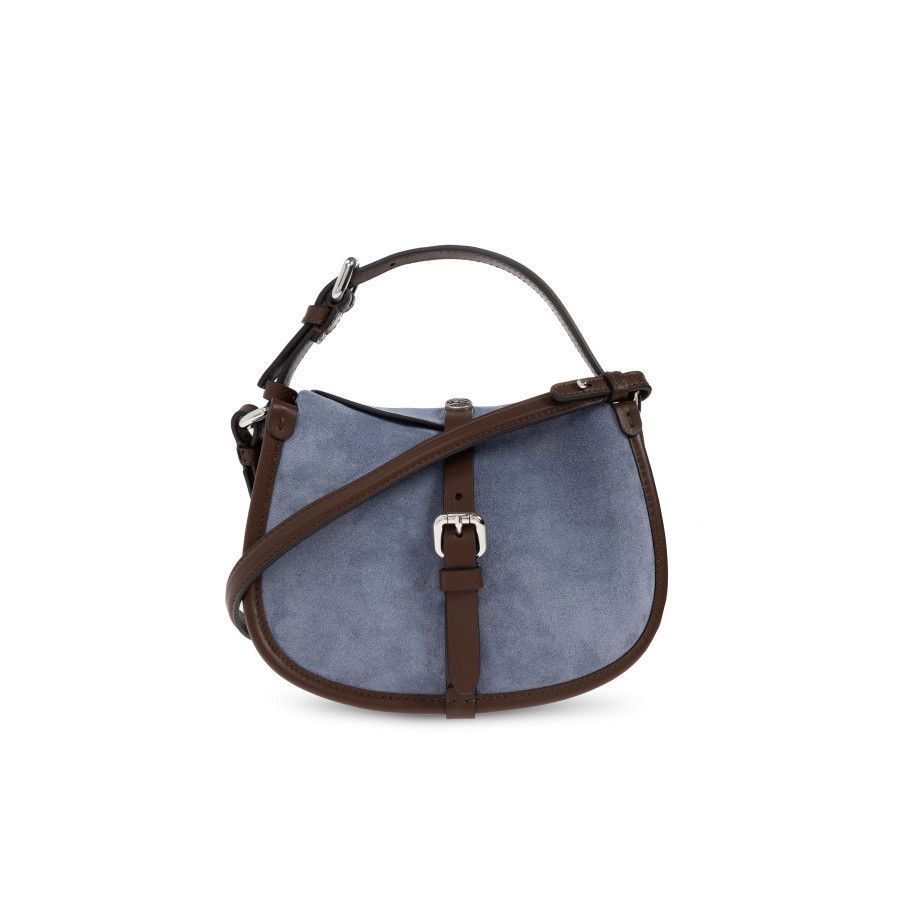 Etro ETRO Pony Blue Suede Shoulder Bag New And Authentic Size ONE SIZE - 1 Thumbnail
