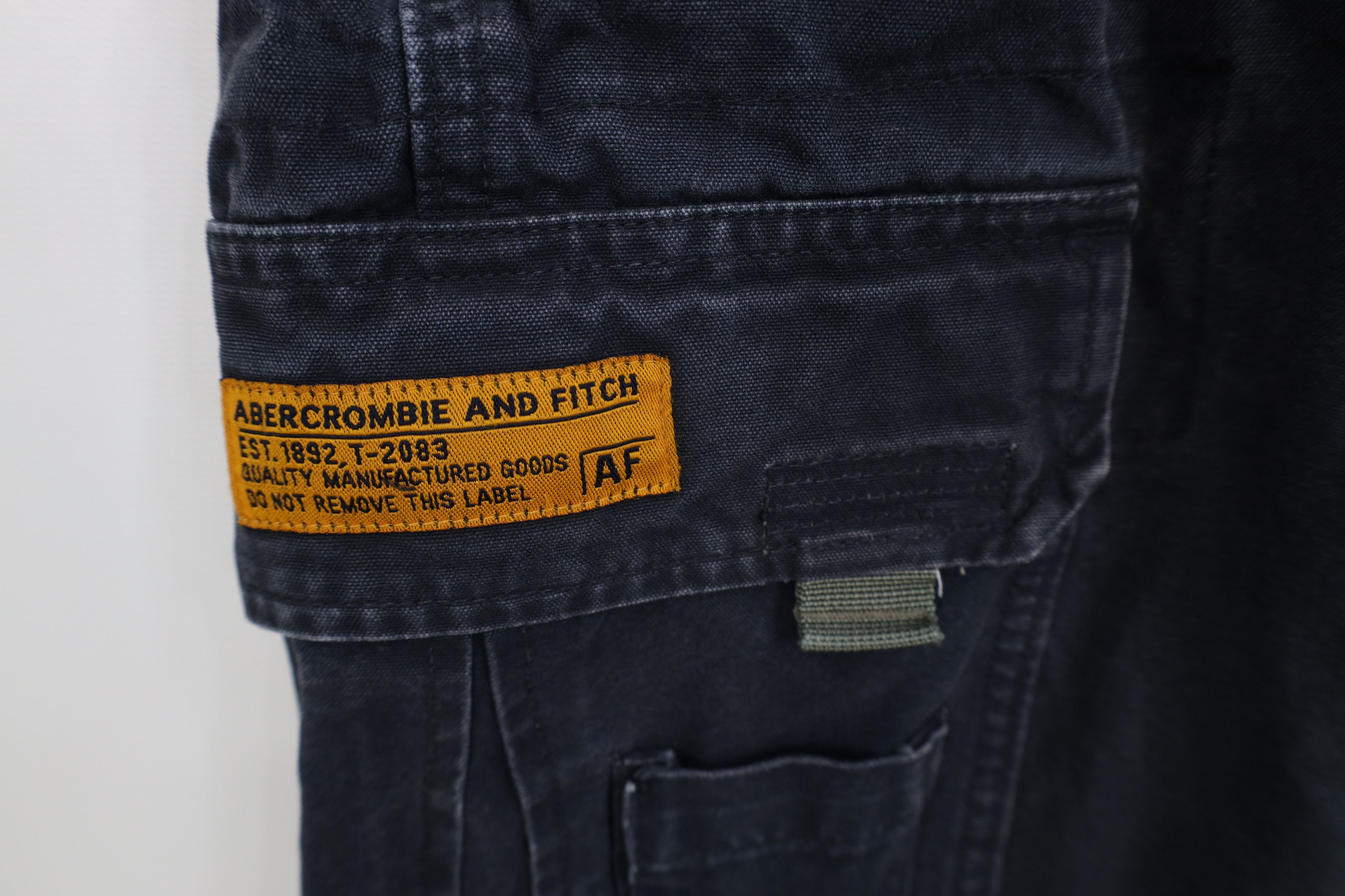 Abercrombie & Fitch Vintage 90s Y2K Abercrombie & Fitch Surplus Cargo Shorts Size US 34 / EU 50 - 5 Thumbnail