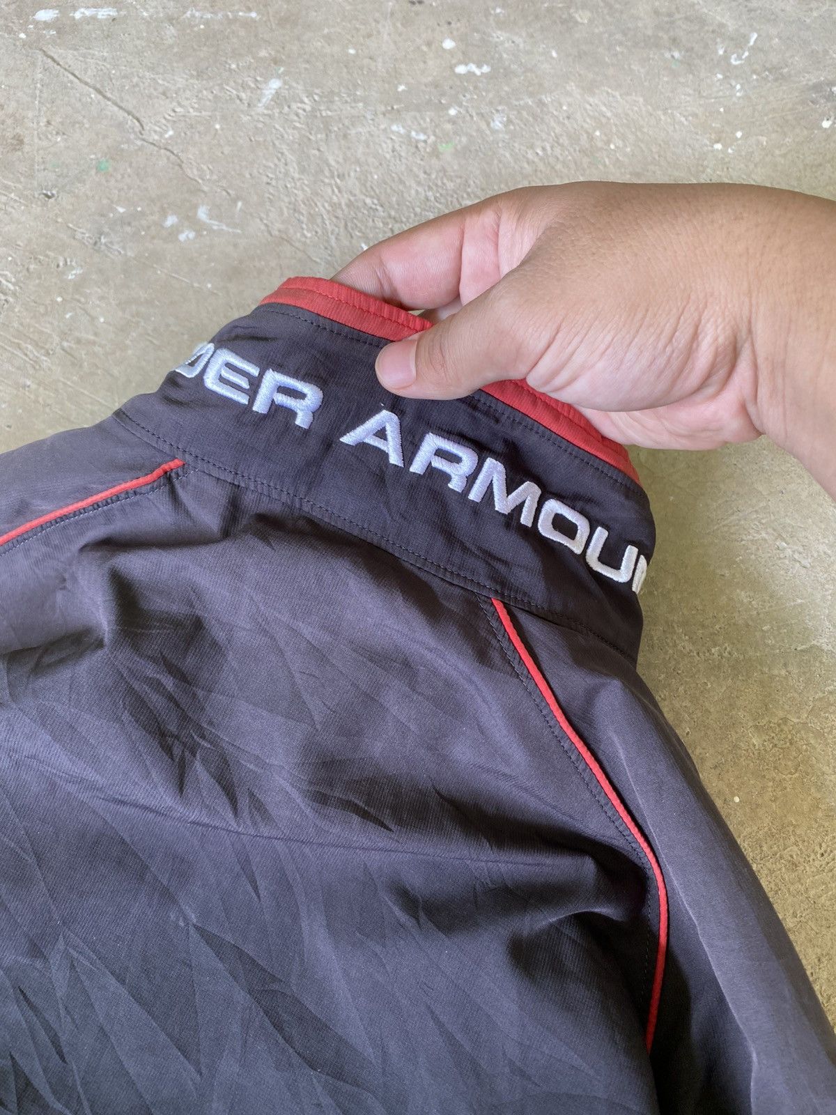 Under Armour Under Armour Zip Track Jacket Black Red Size US M / EU 48-50 / 2 - 10 Thumbnail
