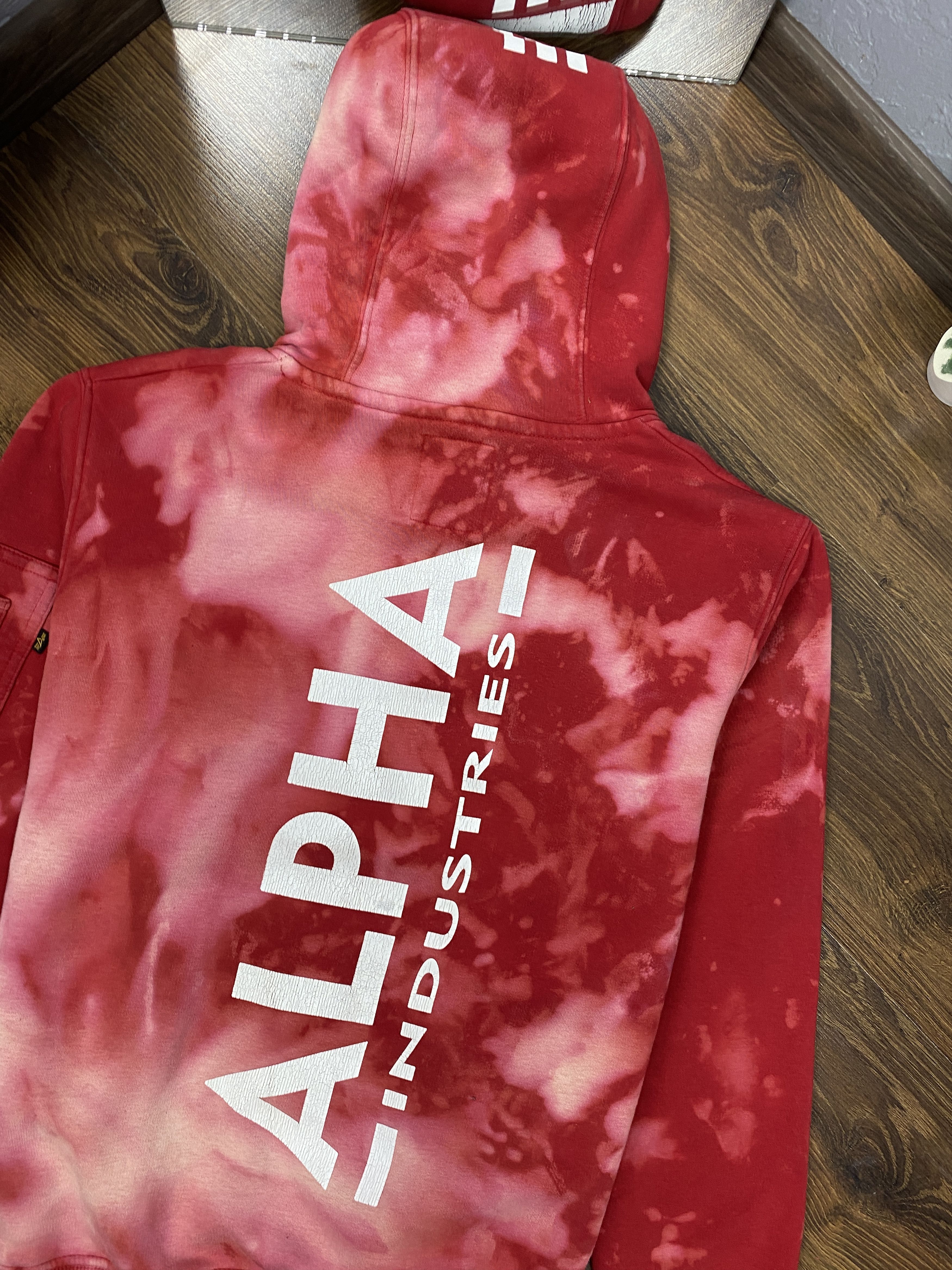 Alpha Industries × Vintage Alpha Industries Vintage Mens Hoodie Size US M / EU 48-50 / 2 - 2 Thumbnail