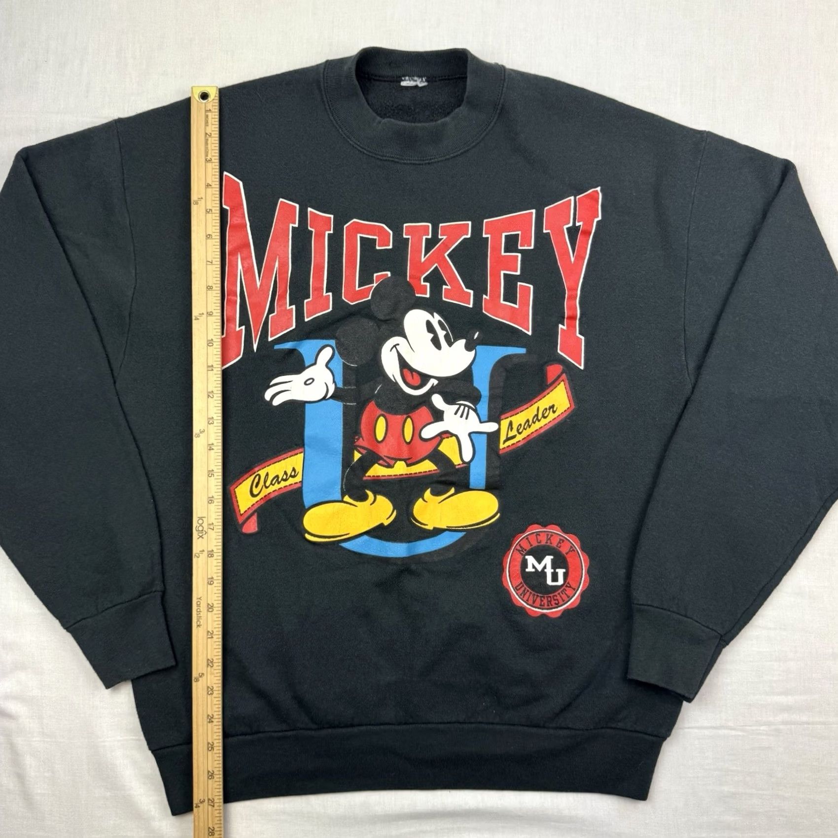 Disney VINTAGE Disney Mickey University Sweatshirt Sweatshirt Adult Large Black Disney Mens University 90s Cartoon Theme Park"} Size US L / EU 52-54 / 3 - 5 Thumbnail