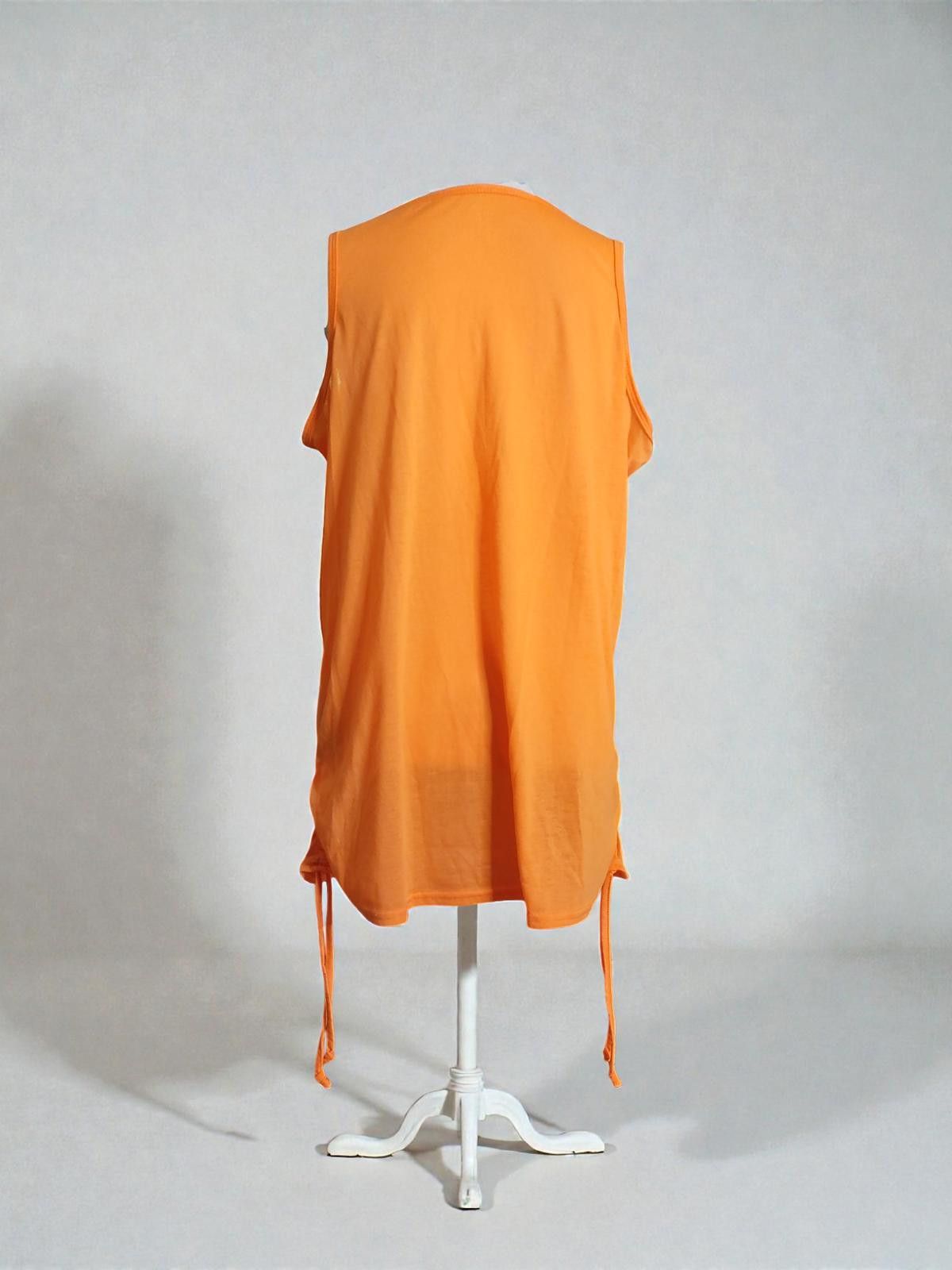 Other Jennifer Lauren Plus Orange Tank Top Size 1X Size XL / US 12-14 / IT 48-50 - 4 Thumbnail