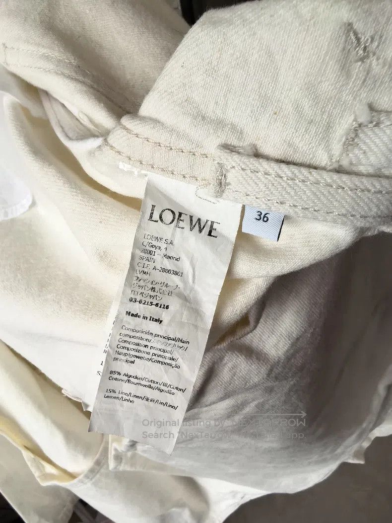 Loewe Loewe Cotton linen, jacket coat Size XS / US 0-2 / IT 36-38 - 4 Thumbnail