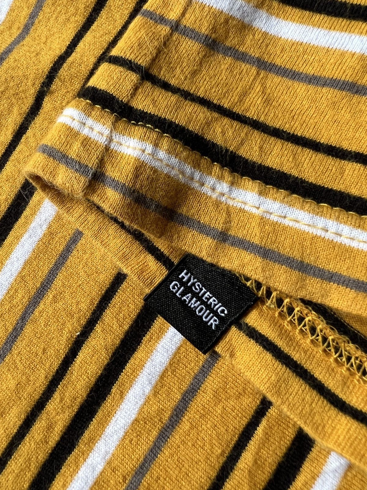 Hysteric Glamour Hysteric Glamour ‘Sound & Vision” Stripes Longsleeve Shirt Size US L / EU 52-54 / 3 - 6 Thumbnail