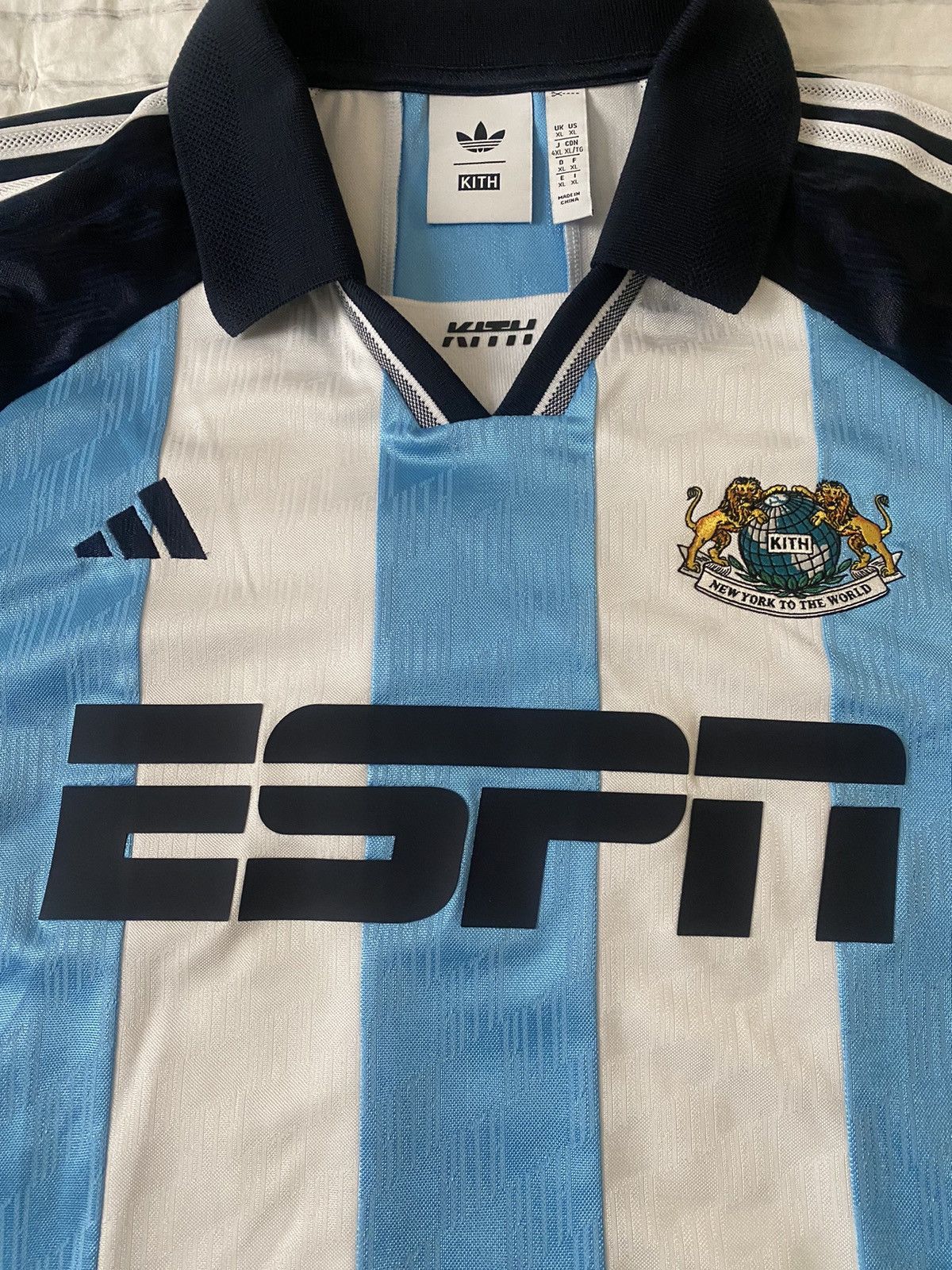 Adidas × Kith Kith x Adidas x ESPN Football Jersey XL Size US XL / EU 56 / 4 - 6 Thumbnail