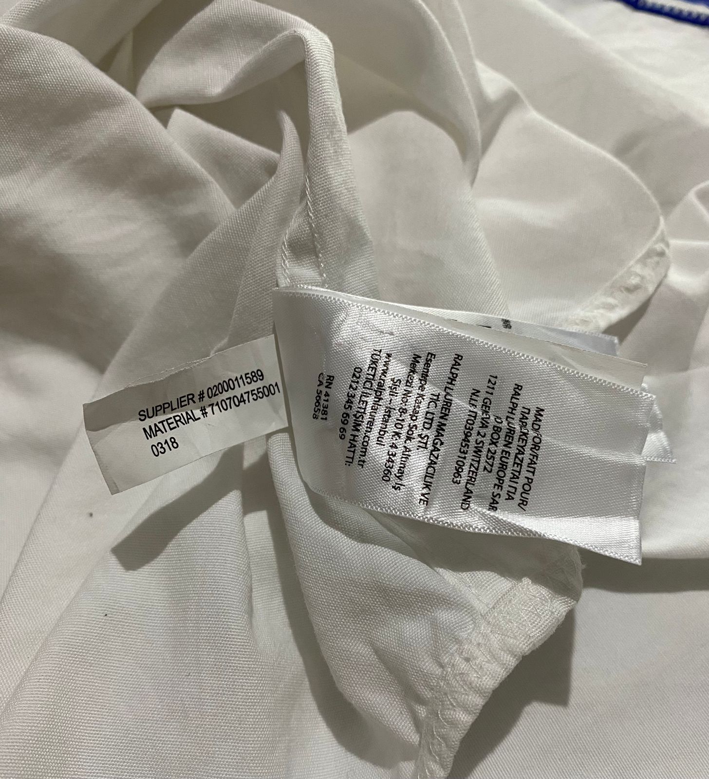 Polo Ralph Lauren × Ralph Lauren × Vintage Ralph Lauren Polo Shirt White Button Up USA American Flag RL Size US XL / EU 56 / 4 - 9 Thumbnail