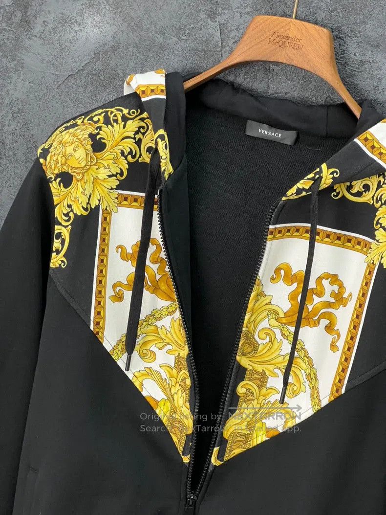 Versace Medusa print cotton jacket