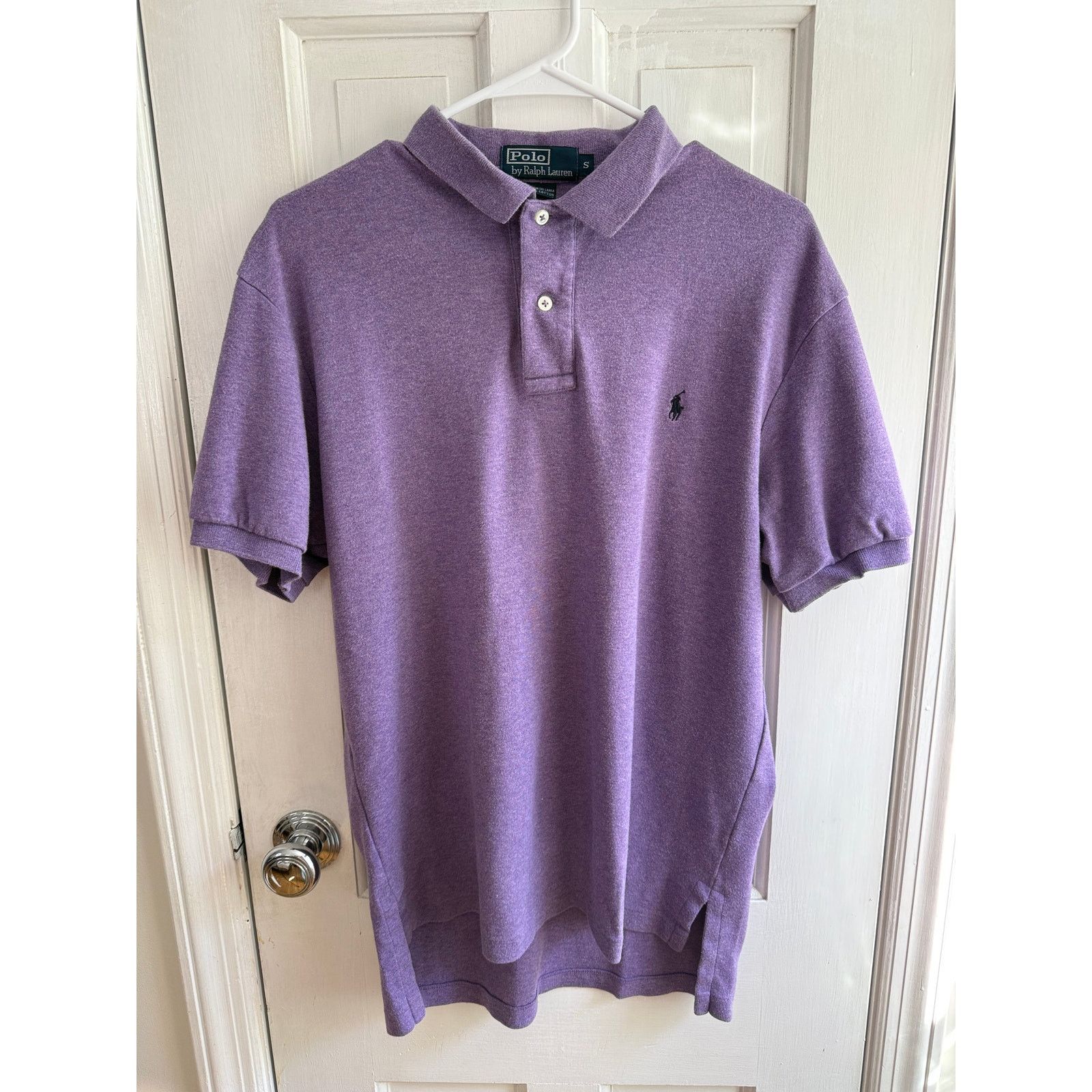 Polo Ralph Lauren Vintage Polo Ralph Lauren Light Purple Polo EUC Blue Pony Size US M / EU 48-50 / 2 - 1 Thumbnail