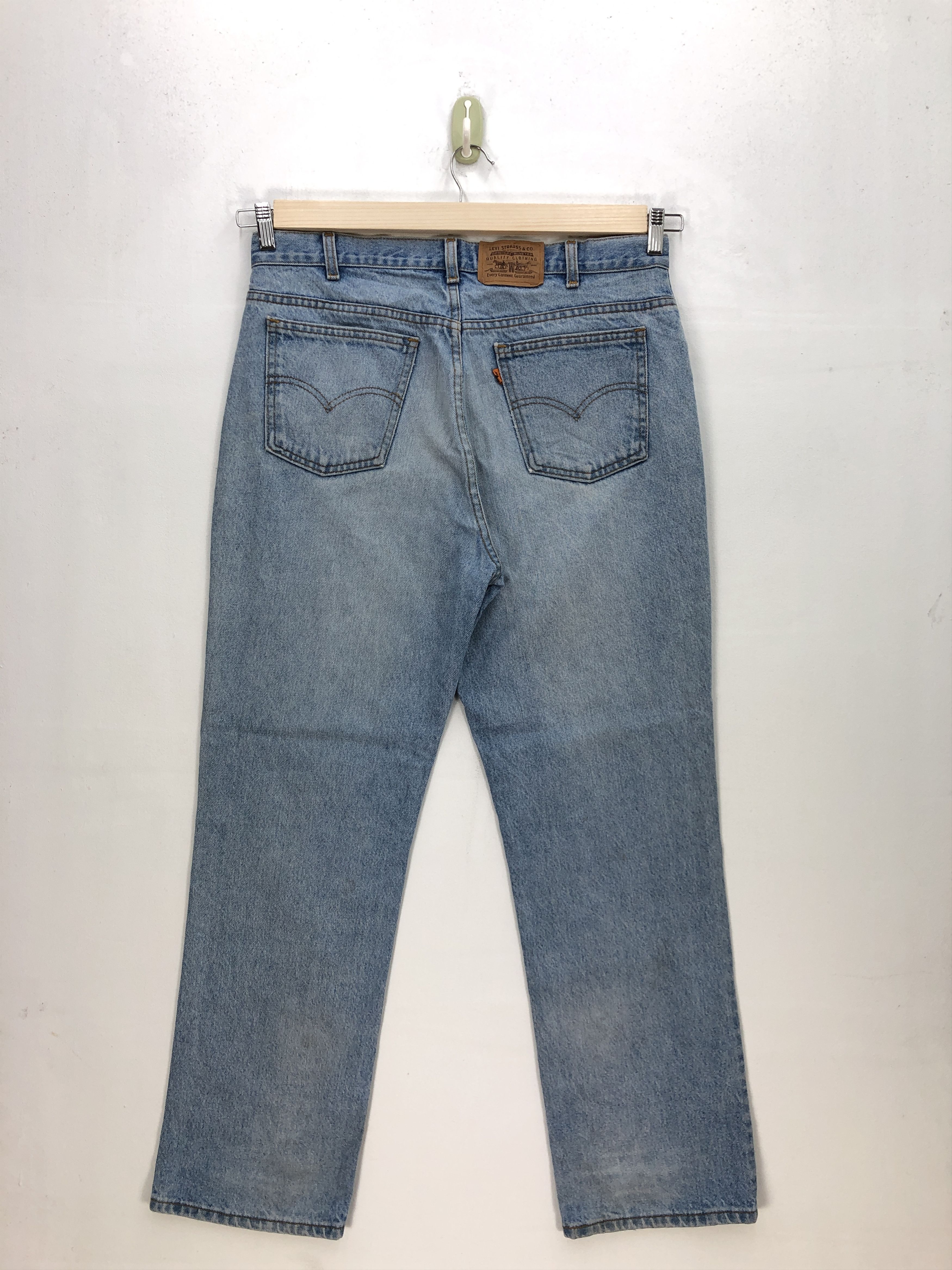Levi's Vintage 90s Levis Sun Faded Jeans Levi's Light Wash Denim Size US 34 / EU 50 - 2 Thumbnail