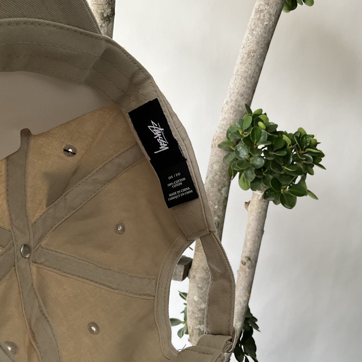 Stussy Stussy cap hat cream Size ONE SIZE - 6 Thumbnail