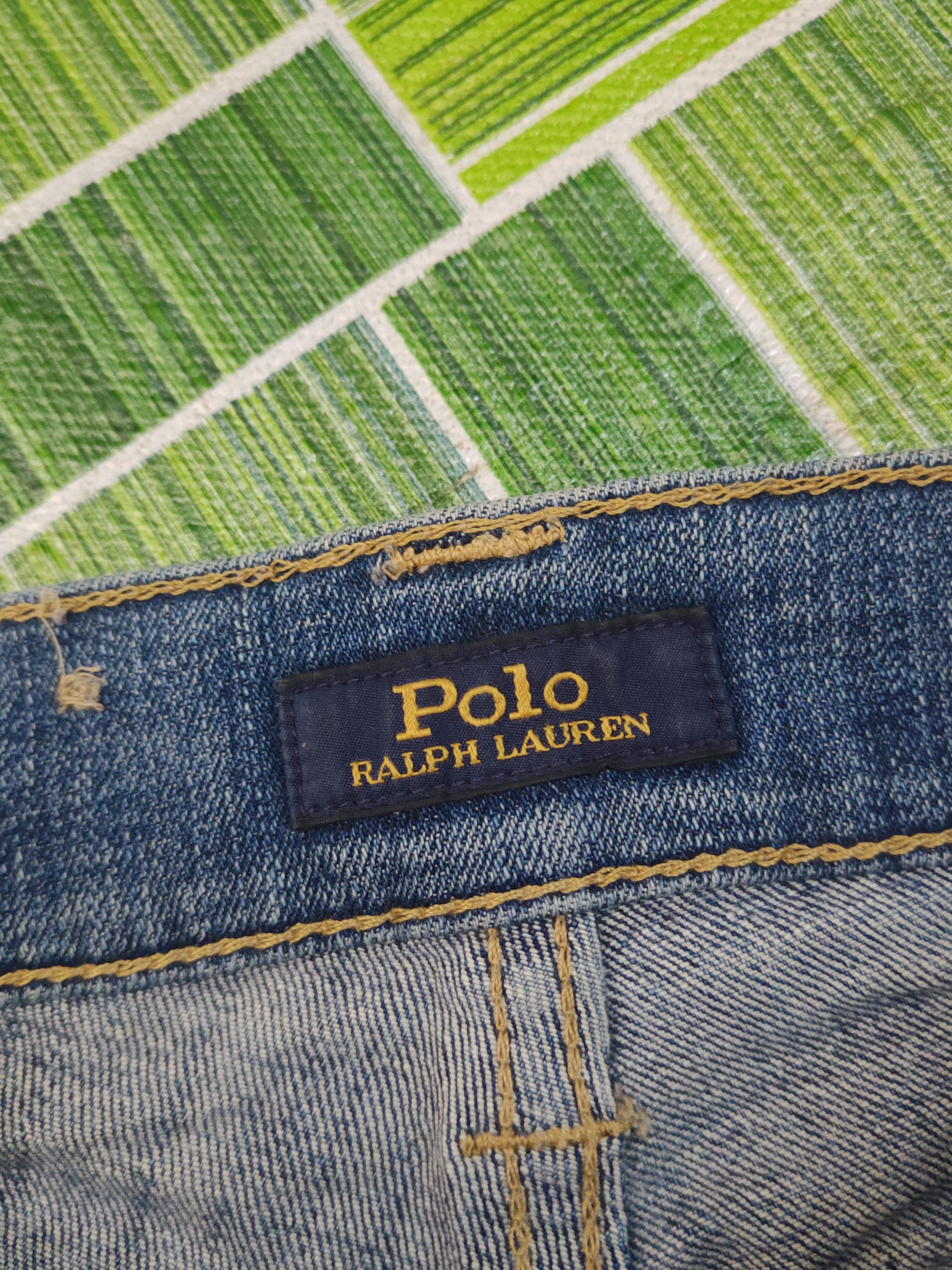 Polo Ralph Lauren Polo Ralph Lauren Blue Distressed Ripped Jeans #W2011 Size 29" - 16 Thumbnail