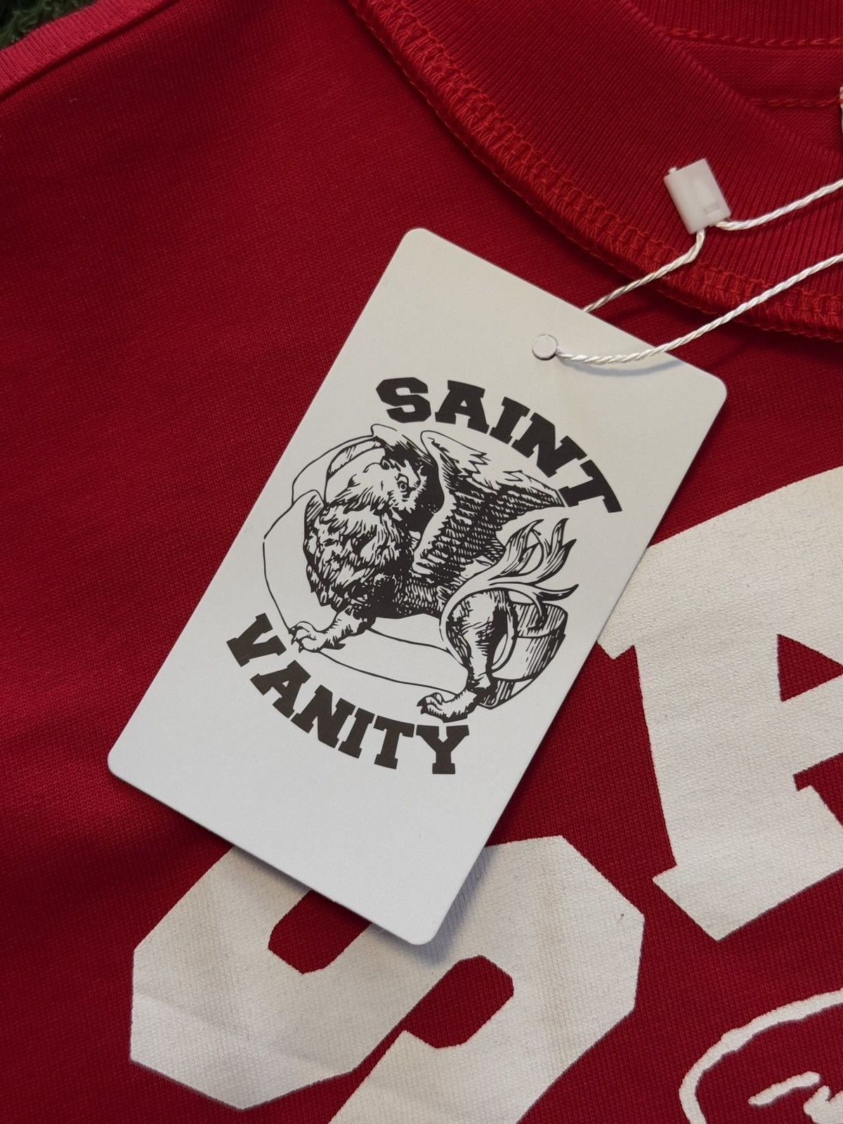Saint Vanity Saint Vanity Red White Tee Shirt Size M (NEW) Size US M / EU 48-50 / 2 - 6 Thumbnail