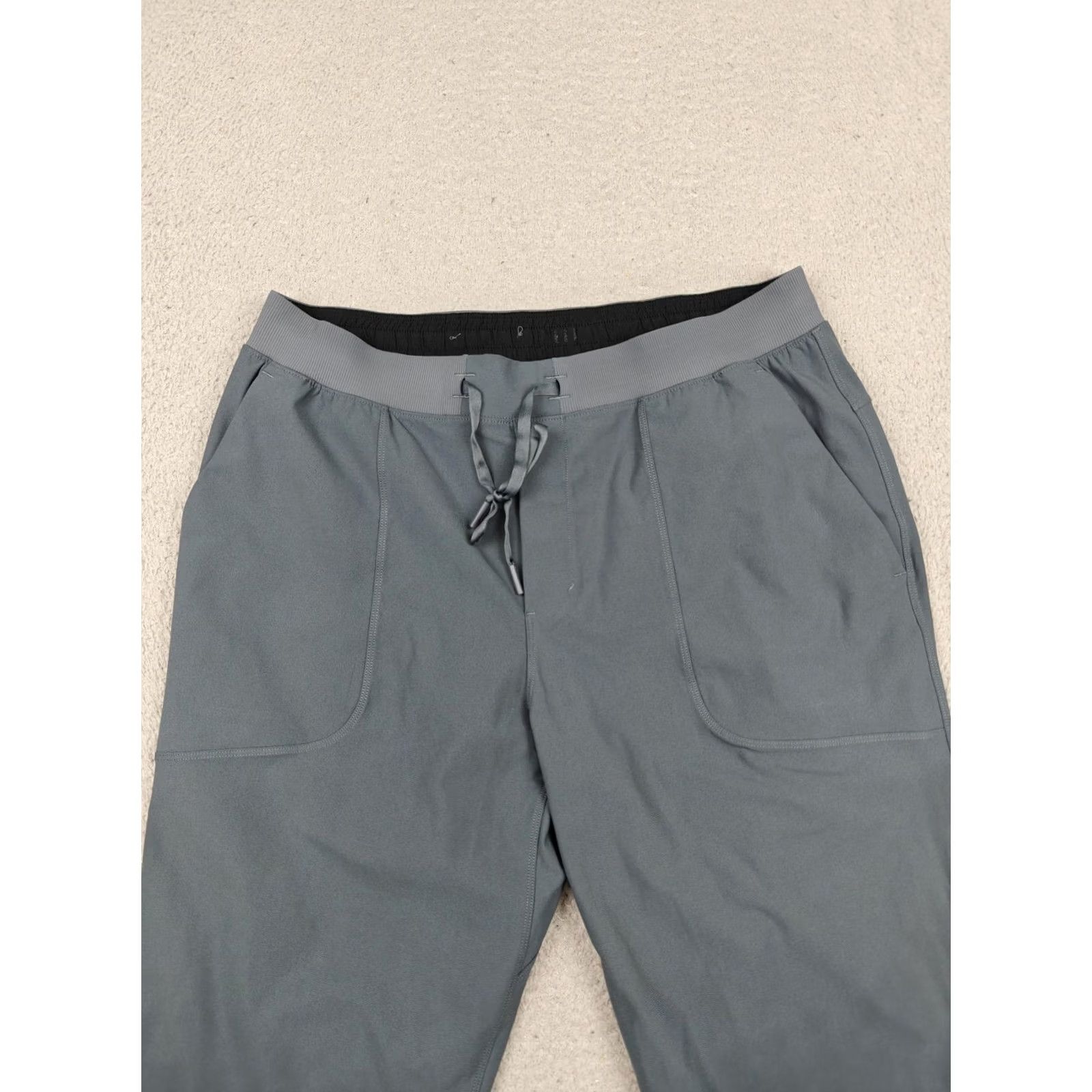Lululemon Lululemon Mens XL Gray Jogger Pants Elastic Waist Drawstring Pockets Athletic Size US 36 / EU 52 - 3 Thumbnail