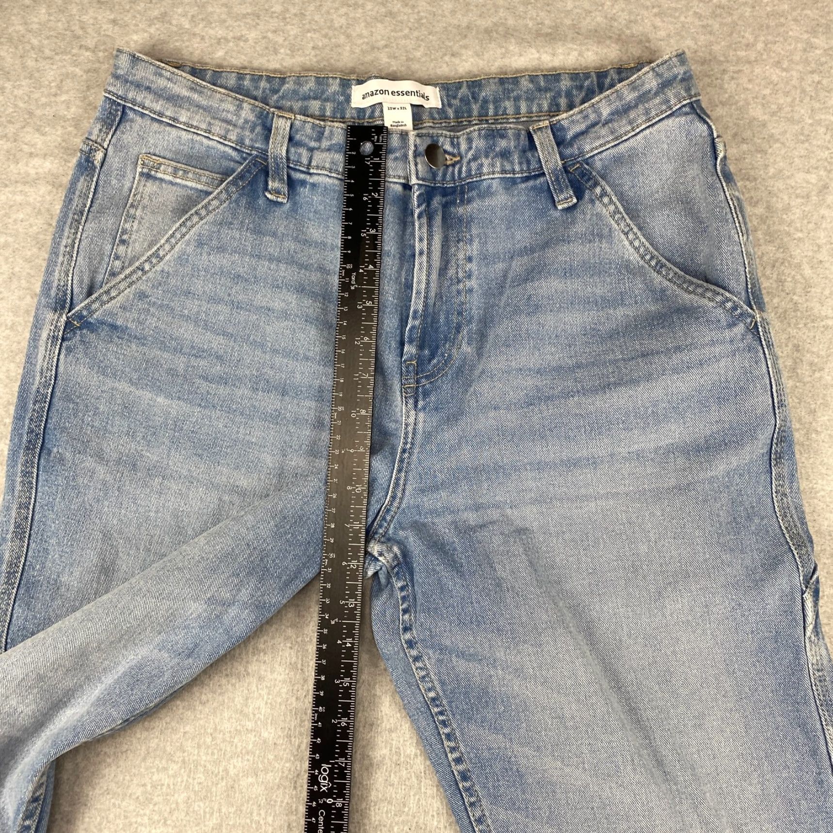 Essentials Amazon Essentials Jeans Mens 33X32 Blue Straight Leg Pockets Loose Fit Stretch A Jeans Size US 33 - 4 Thumbnail