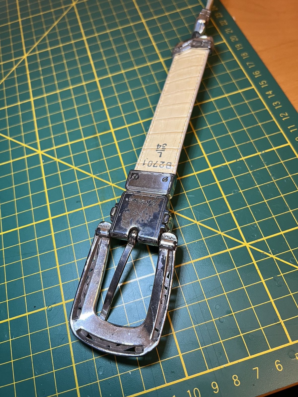 Brighton Vintage Brighton two tone interchangeable croc leather belt Size ONE SIZE - 9 Thumbnail
