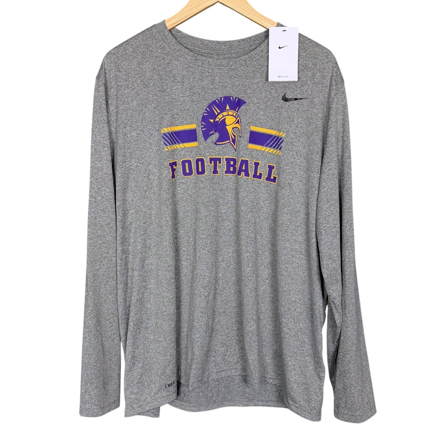 Nike Nike Tee Dri-Fit LSU Tigers L/S Athletic Shirt NWT XXL Size US XXL / EU 58 / 5 - 1 Thumbnail