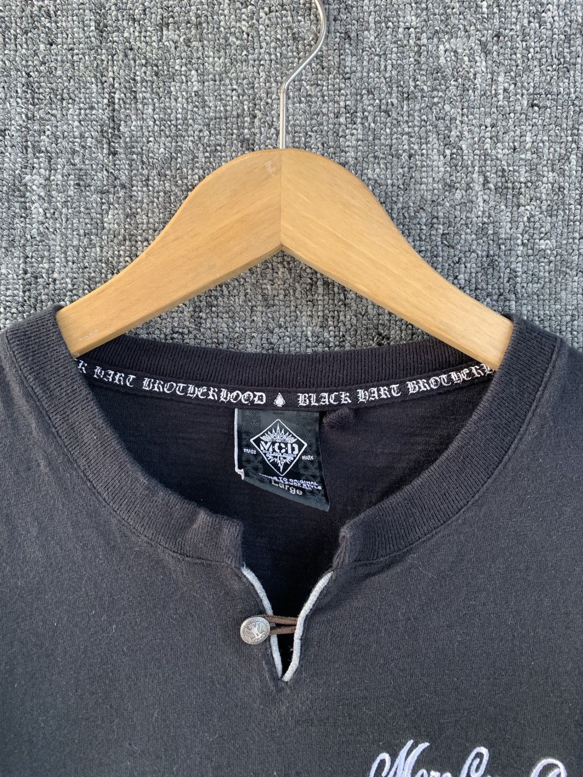 Le Grande Bleu (L.G.B.) Hard Core Style Gothic Poem Long Sleeve Ifsixwas Style Size US L / EU 52-54 / 3 - 3 Thumbnail