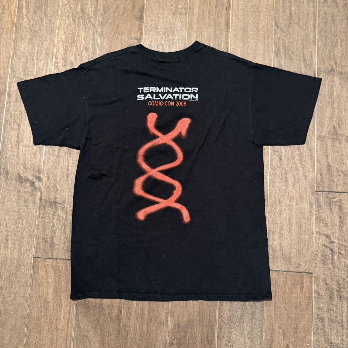 Vintage Vintage 2008 terminator salvation comic con 2008 black tee Size US L / EU 52-54 / 3 - 2 Thumbnail