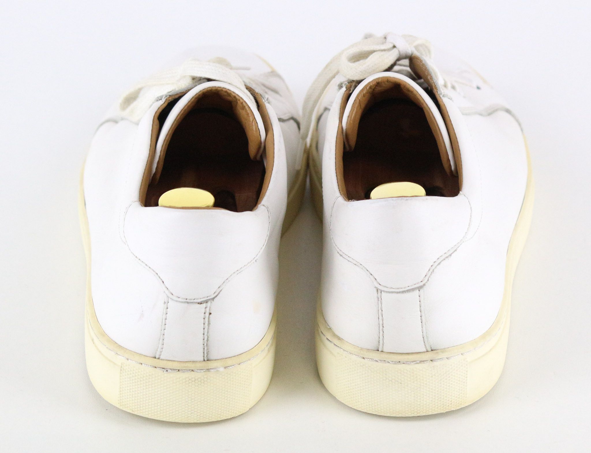 Suitsupply EU43 White Leather Laced Sneakers 73654 Size US 10 / EU 43 - 3 Thumbnail