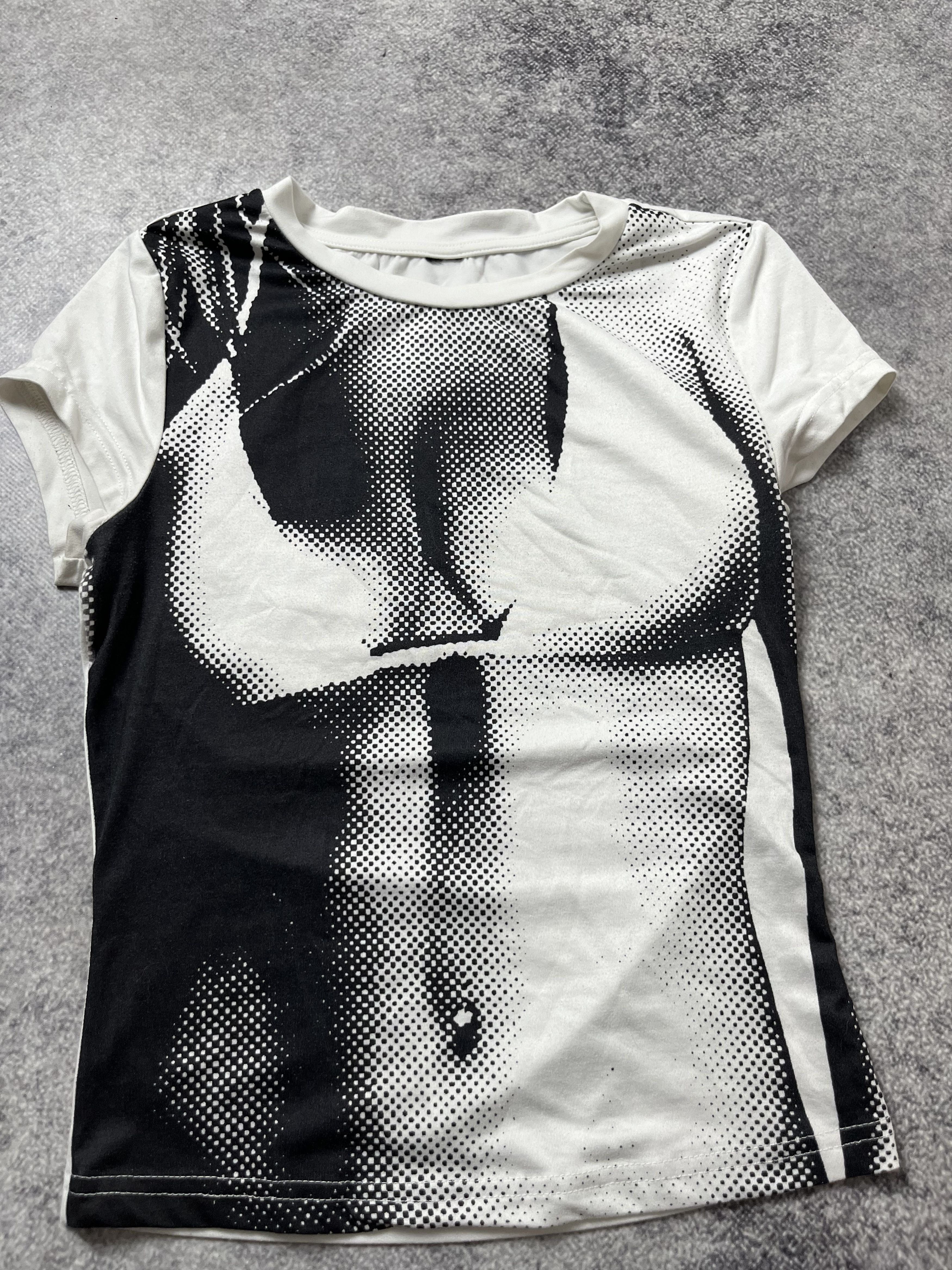 Hysteric Glamour 🔥00's Jean Paul Gaultier Style Tattoo Top T Shirt Y2k Size S / US 4 / IT 40 - 3 Thumbnail