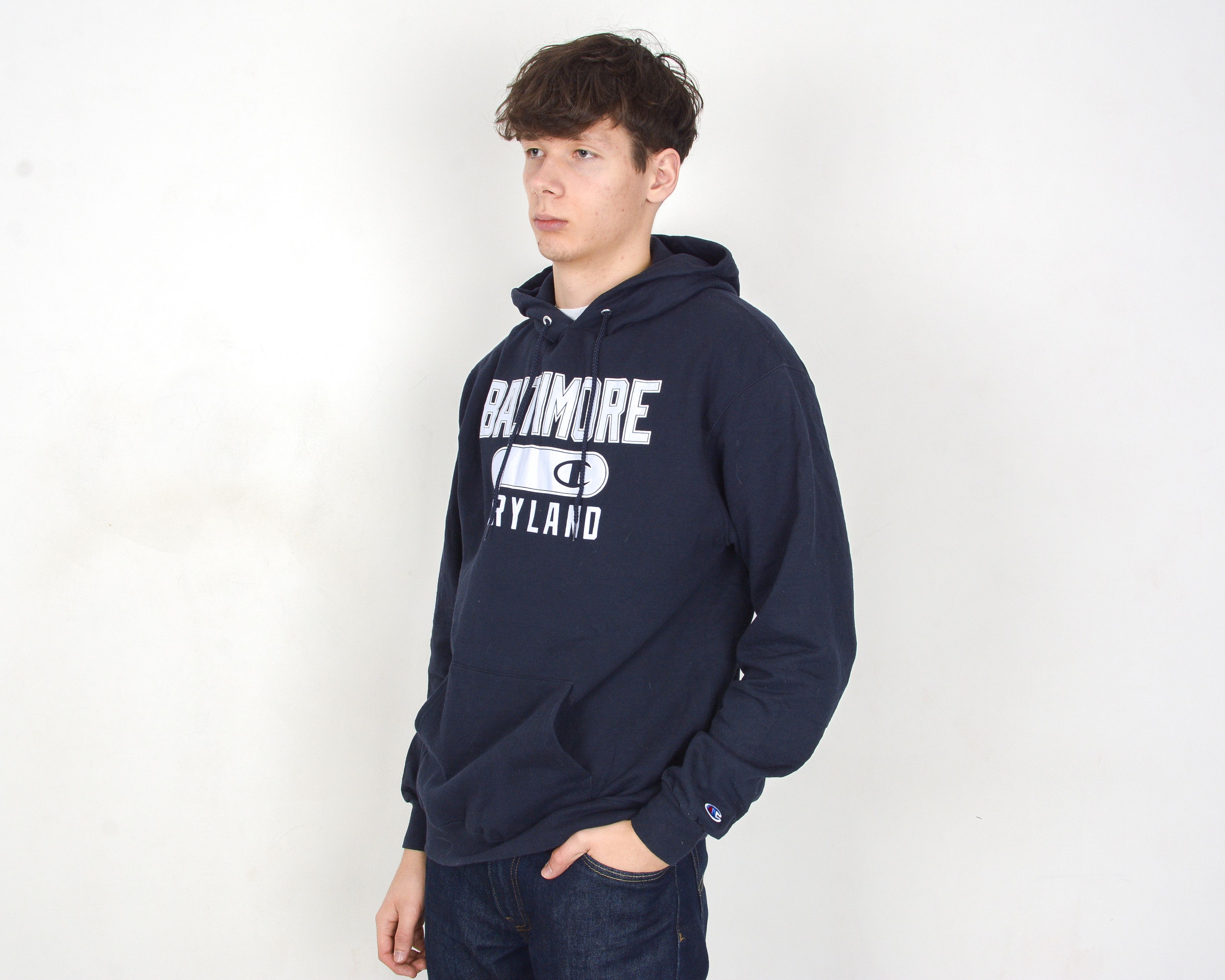 Champion BALTIMORE City Maryland Men's L Hoodie Jumper Sweatshirt Size US L / EU 52-54 / 3 - 3 Thumbnail