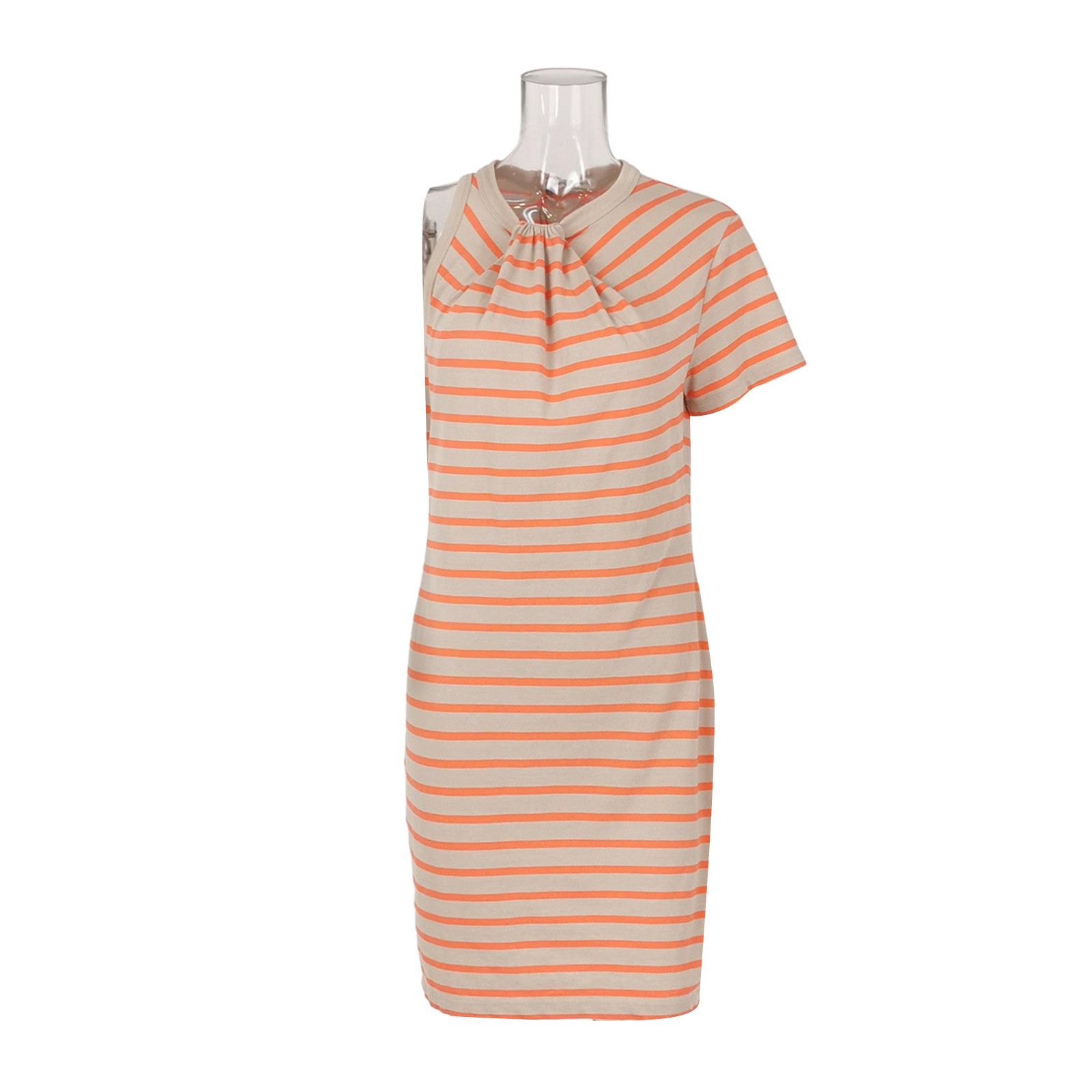 Alexander Wang Alexander Wang Striped Cotton Mini Dress Size S Size S / US 4 / IT 40 - 1 Thumbnail