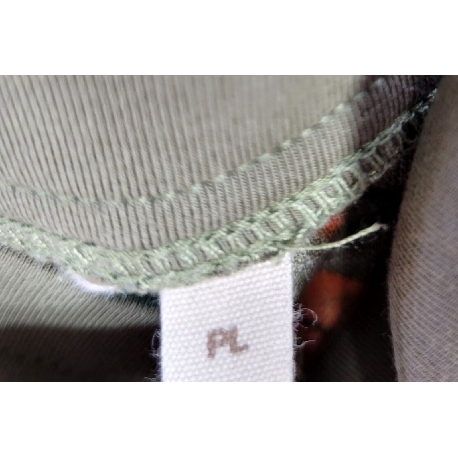Soft Surroundings Soft Surroundings Linen Green Wide-Leg Pants Pull On PL Petite Leaves Pattern Womens Dress Pants Size 36" / US 14 / IT 50 - 7 Thumbnail