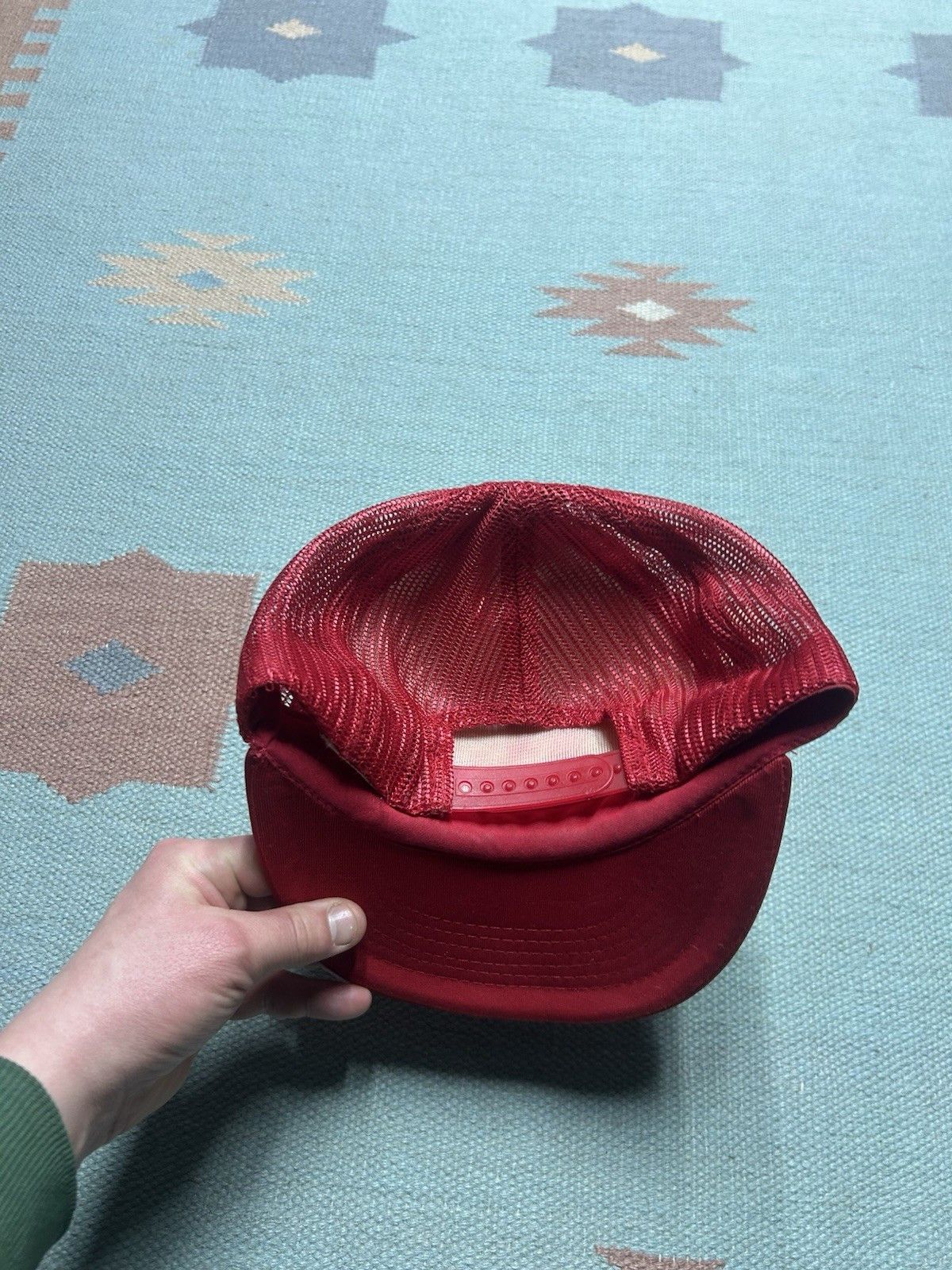 Vintage Vtg trucker hat mesh Johnston contracting inc JCI Michigan Size ONE SIZE - 4 Thumbnail
