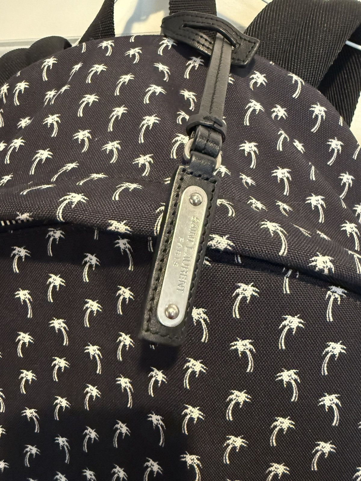 Saint Laurent Paris Saint Laurent Paris City Backpack Palm Trees Size ONE SIZE - 4 Thumbnail