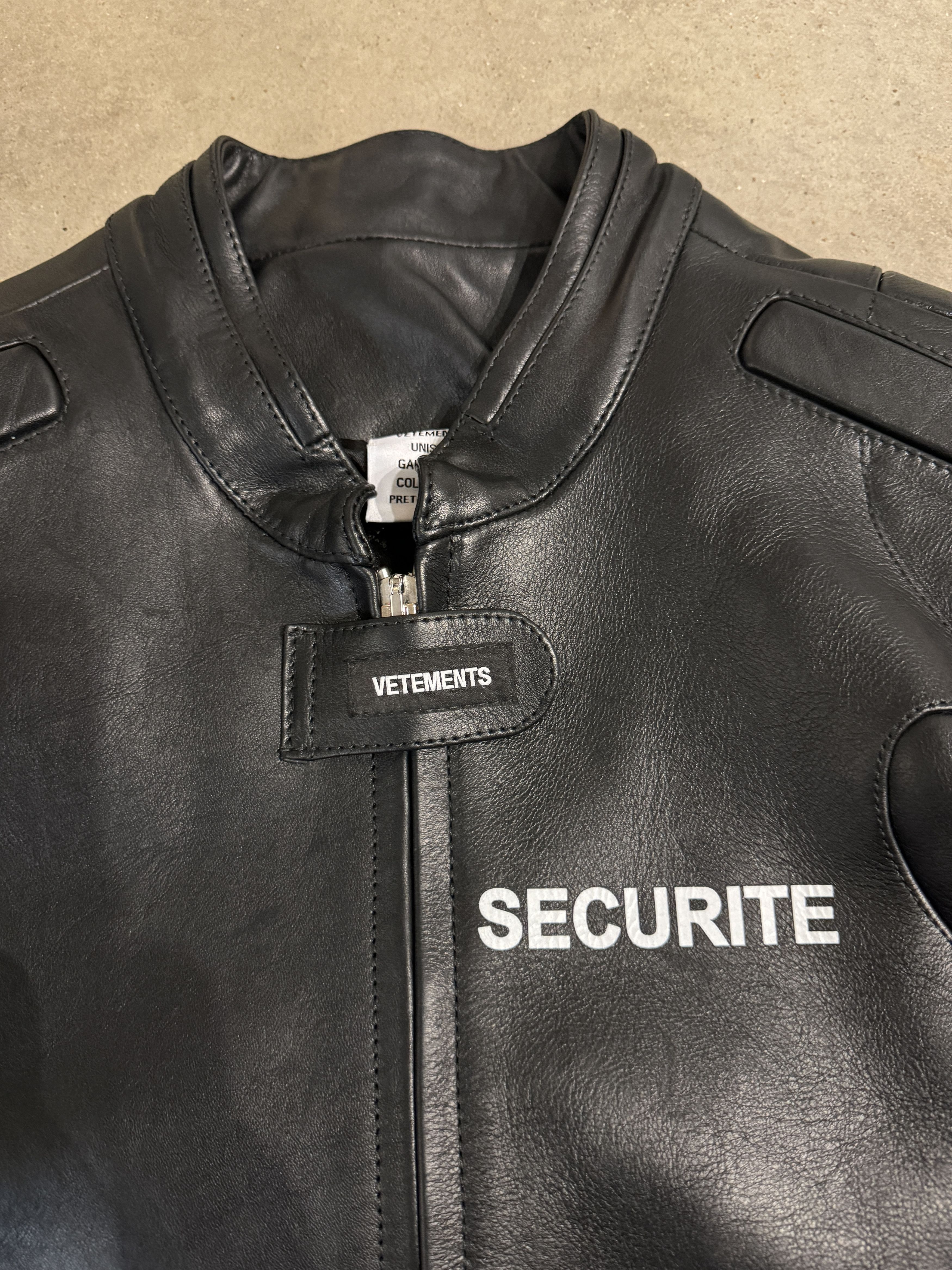 Vetements Vetements Sécurité Motocross Jacket | Grailed