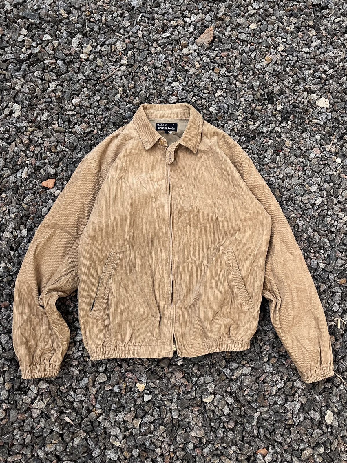 90s Polo Ralph Lauren Corduroy Jacket Bomber RARE