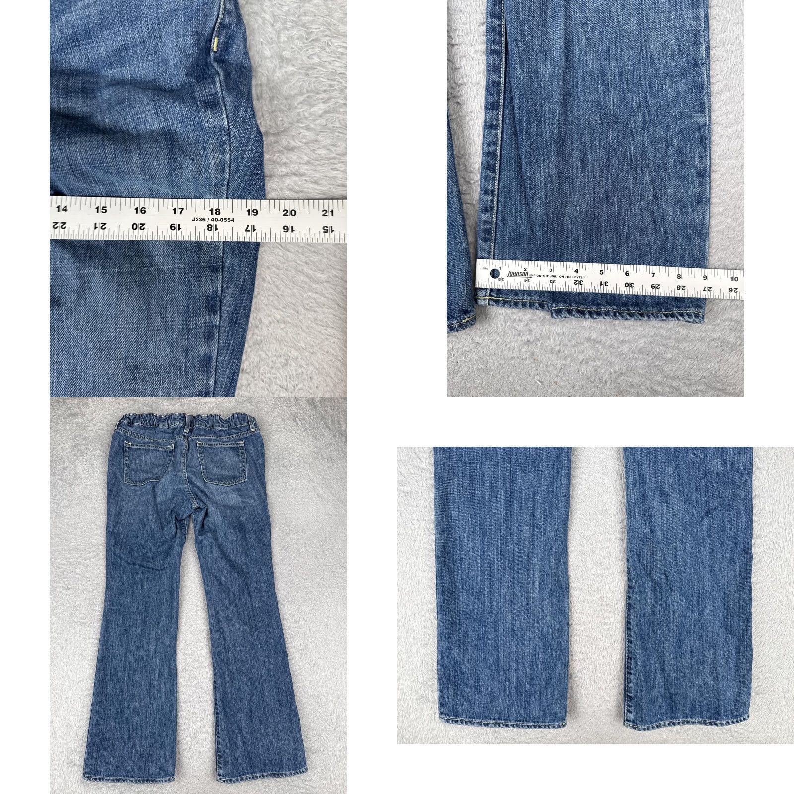 Old Navy Old Navy Maternity Jeans Womens M Blue Bootcut Elastic Waist Denim Medium Wash Size 32" / US 10 / IT 46 - 9 Thumbnail