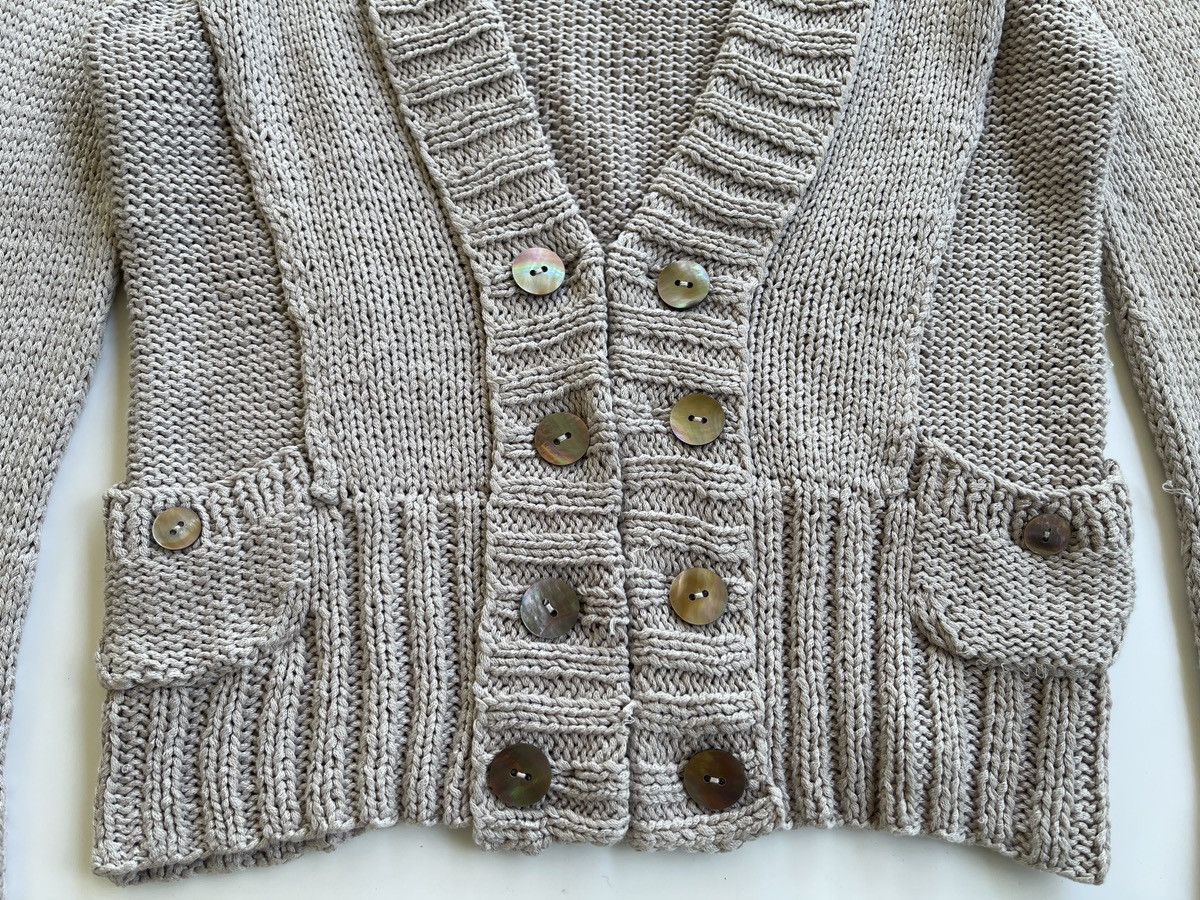 NOLLEY'S Nolleys Hand Knit Cropped Top Jacket Size XS / US 0-2 / IT 36-38 - 14 Thumbnail