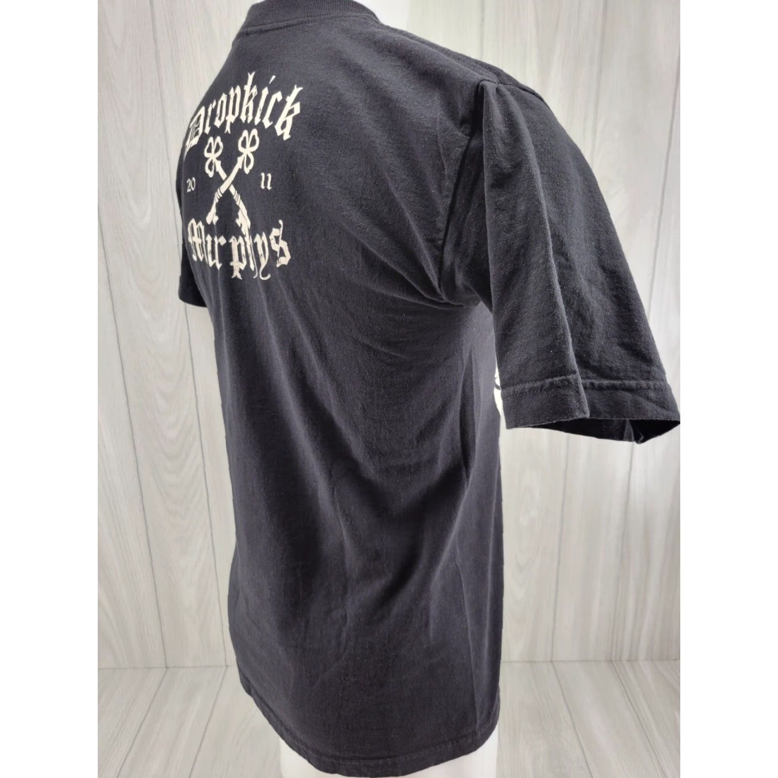 Logo 7 VINTAGE Dropkick Murphys Prayer Hands Logo Black Band T Shirt Made in USA Medium Size US M / EU 48-50 / 2 - 5 Thumbnail