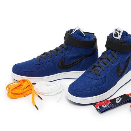 Nike × Stussy NIKE X STUSSY VANDAL HI ROYAL BLUE Size US 9.5 / EU 42-43 - 11 Thumbnail