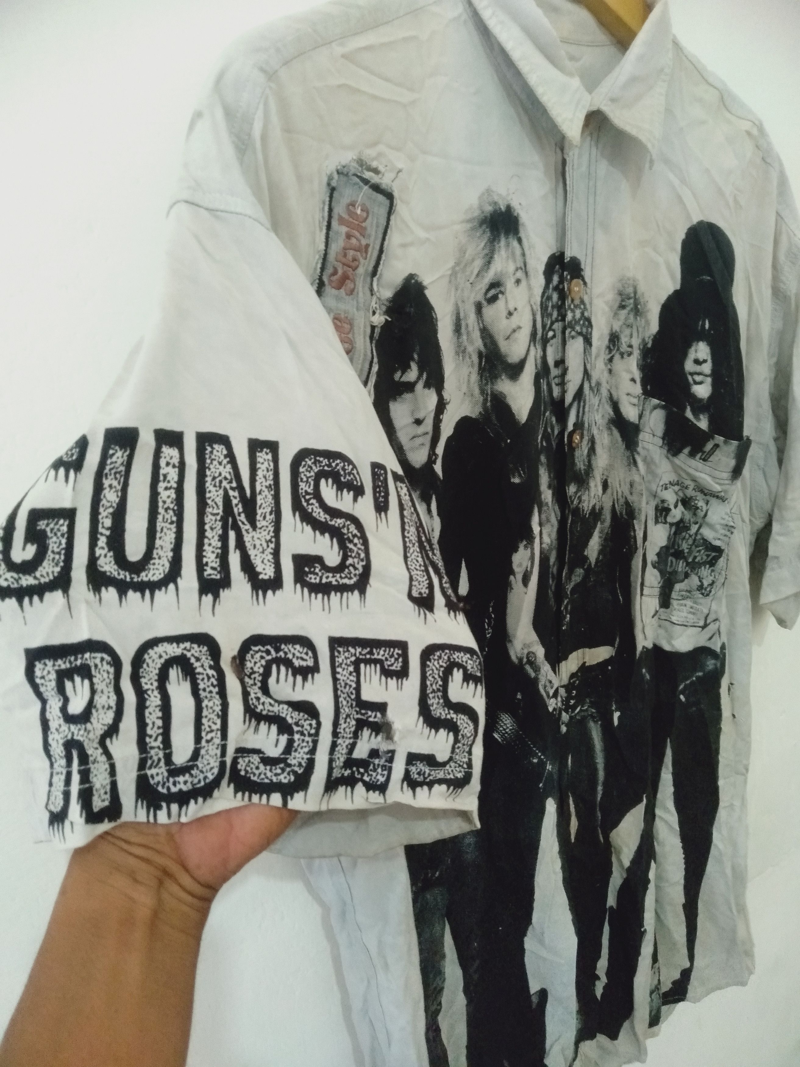 Band Tees T shirt big logo Gun N Roses vintage tee Size US XL / EU 56 / 4 - 5 Thumbnail