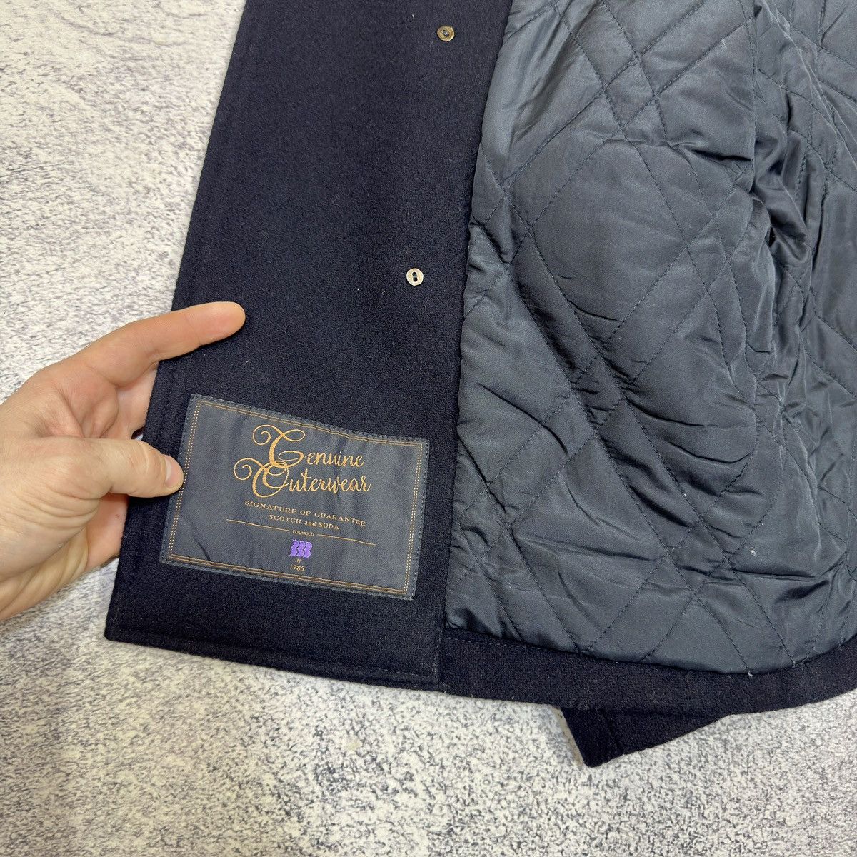 Scotch & Soda Scotch&Soda Mens Wool Duffle Coat L size Size US L / EU 52-54 / 3 - 13 Thumbnail