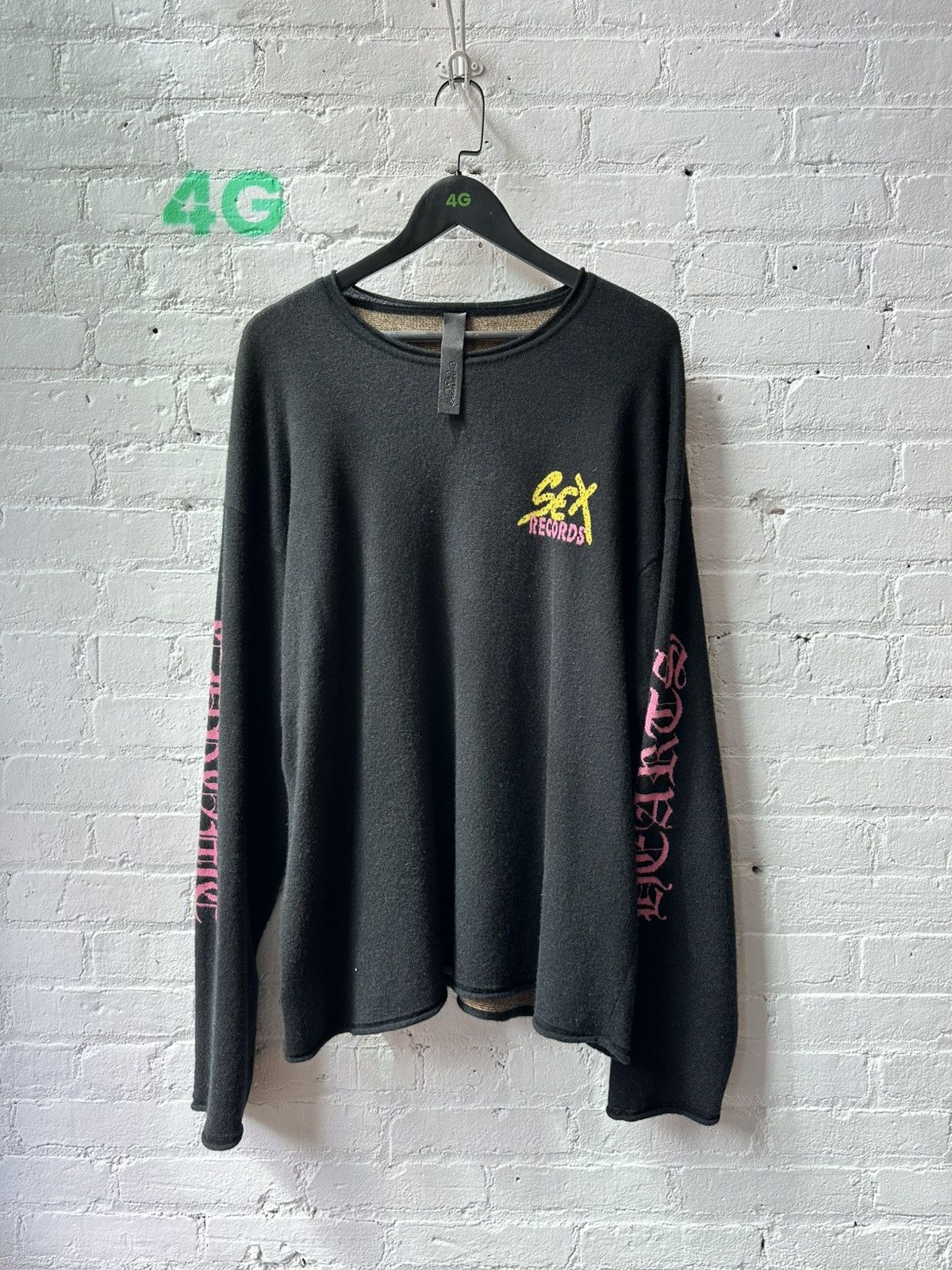 Chrome Hearts CHROME HEARTS CASHMERE SEX RECORDS SWEATER Size US L / EU 52-54 / 3 - 2 Thumbnail