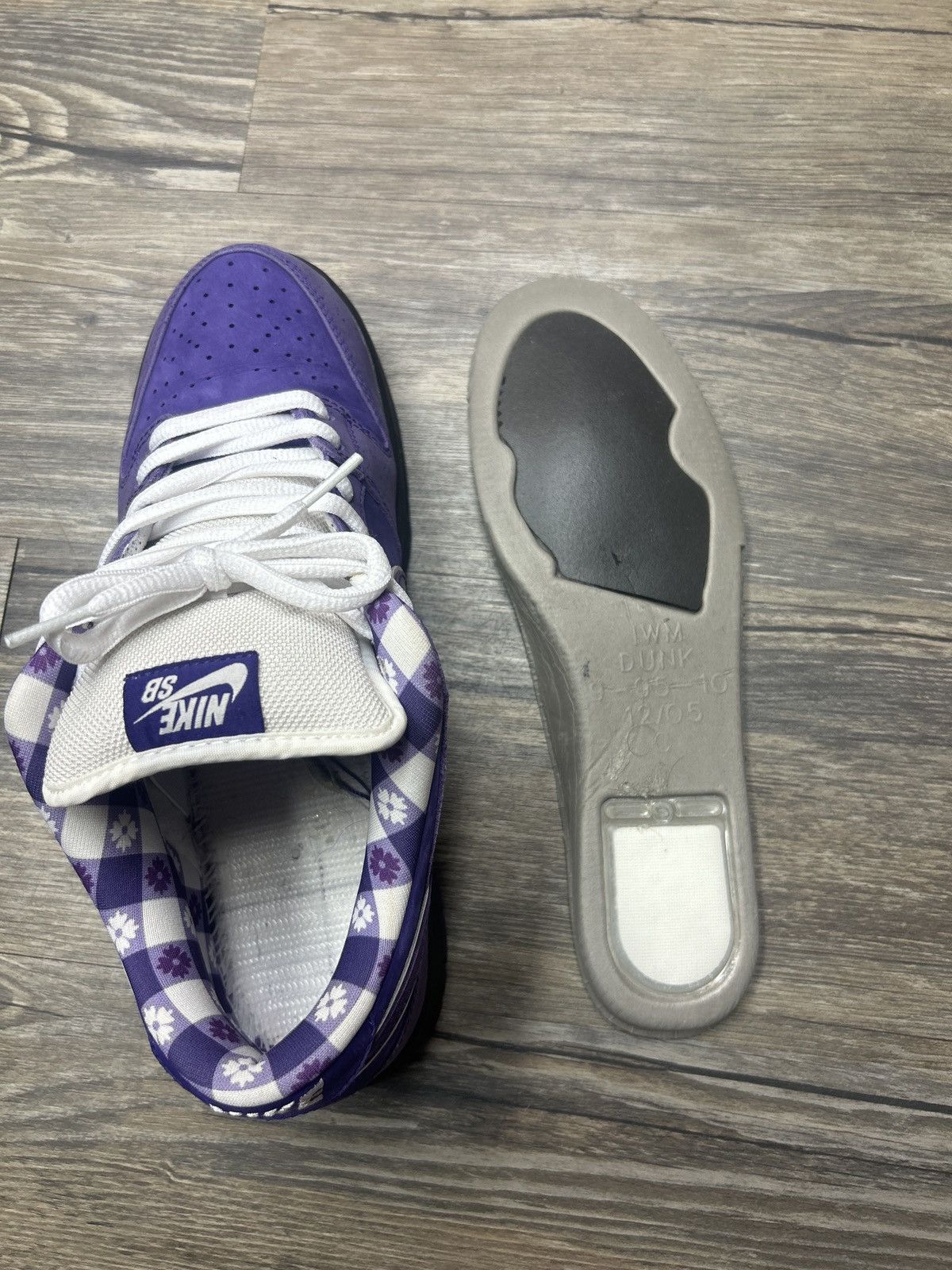 Nike Nike SB Dunk Low Concepts Purple Lobster Size US 9.5 / EU 42-43 - 9 Thumbnail