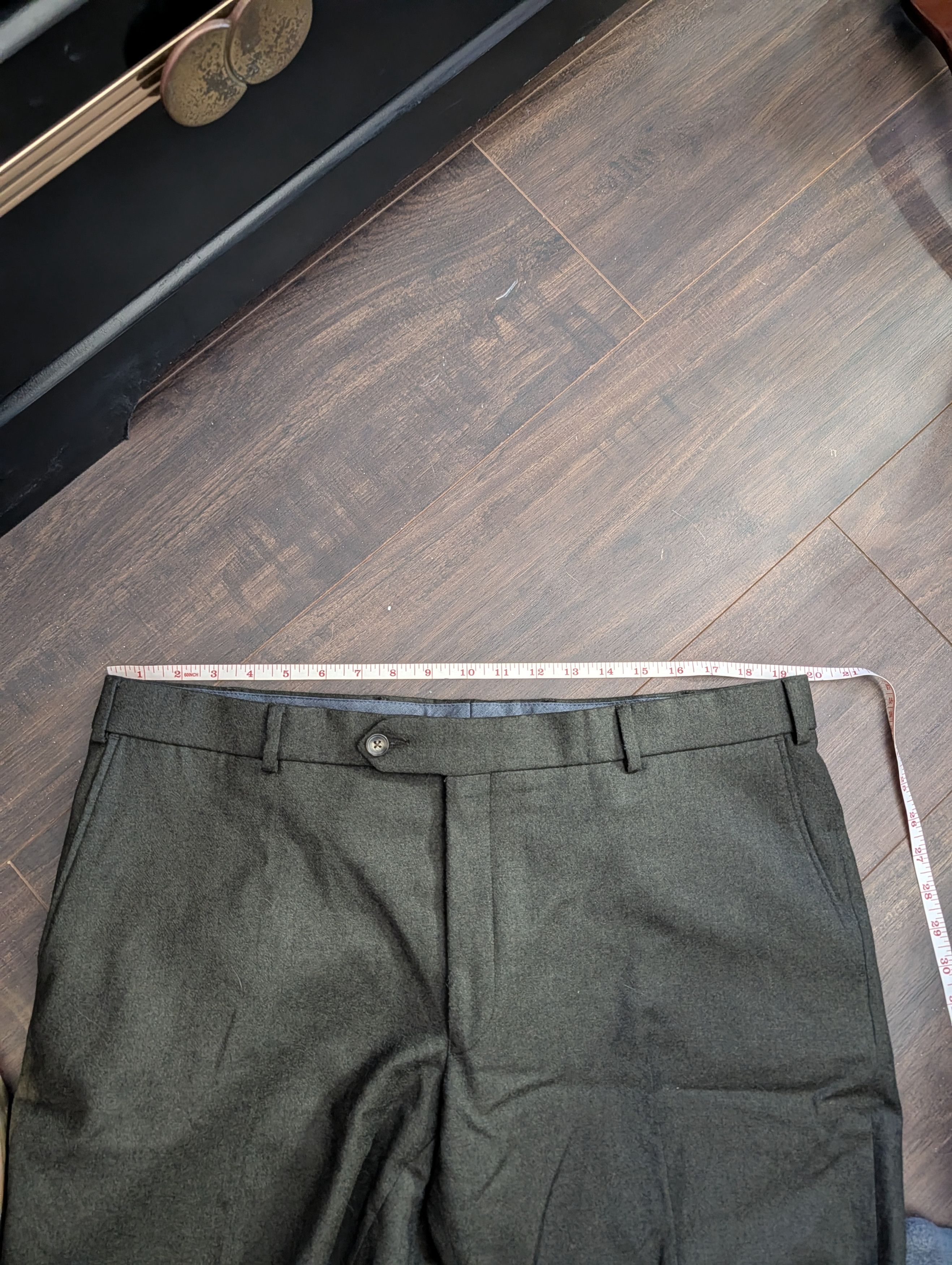Other BALLIN green wool cashmere Comfort EZE pants 40 Size US 40 / EU 56 - 16 Thumbnail