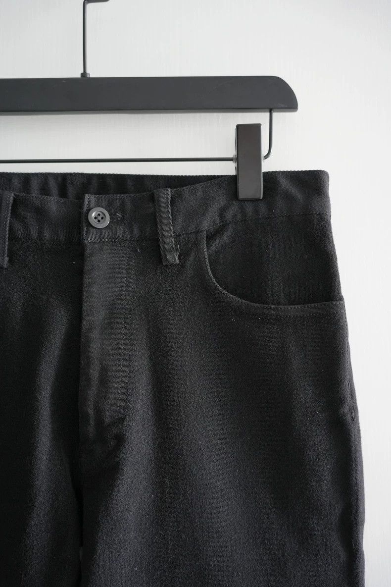 Yohji Yamamoto Yohji Yamamoto Yohji Yamamoto Black Wool Blend Denim Pants Size US 42 / EU 58 - 3 Thumbnail
