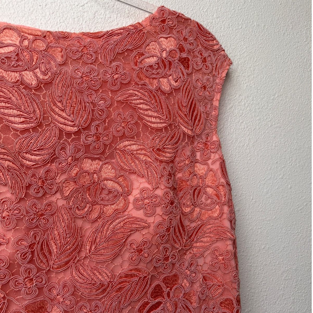 Other Sue Wong Nocturne Peach Embroidered Dress Women 16 Size XXL / US 16-18 / IT 52-54 - 8 Thumbnail