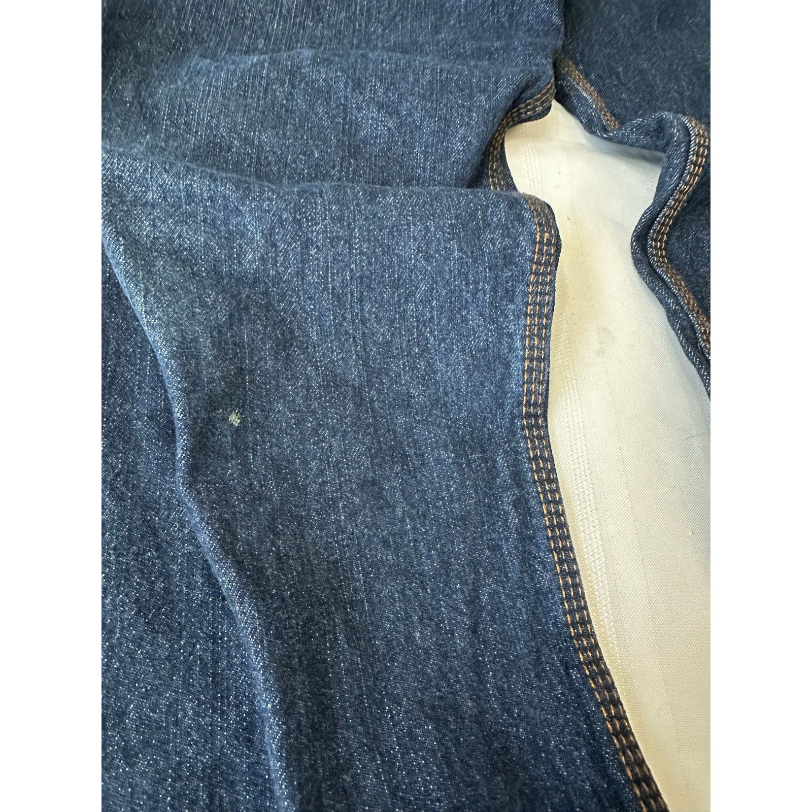Original Chuck ORIGIN USA Men’s Dark Indigo Jeans Standard Straight Leg Fit Size US 36 / EU 52 - 5 Thumbnail