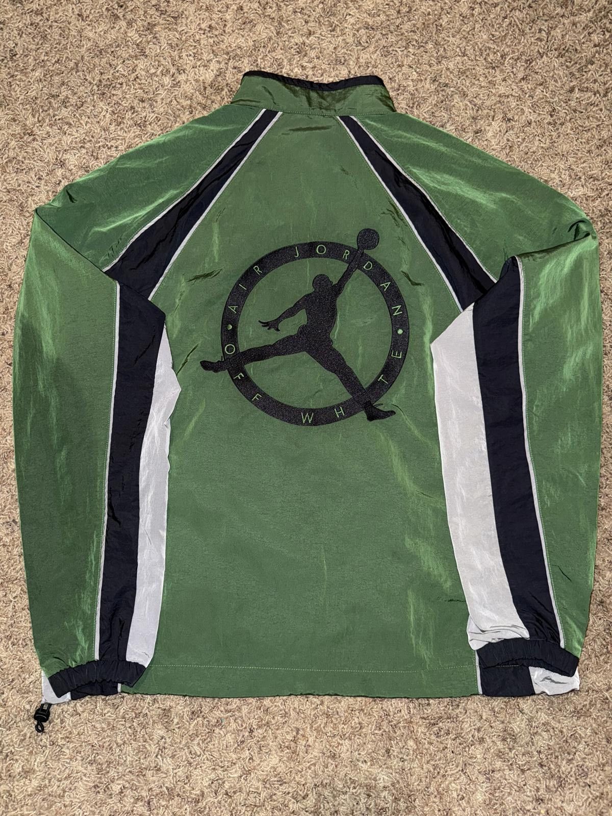 Nike Nike Jordan X Off-White Logo Green Jacket Size US M / EU 48-50 / 2 - 9 Thumbnail