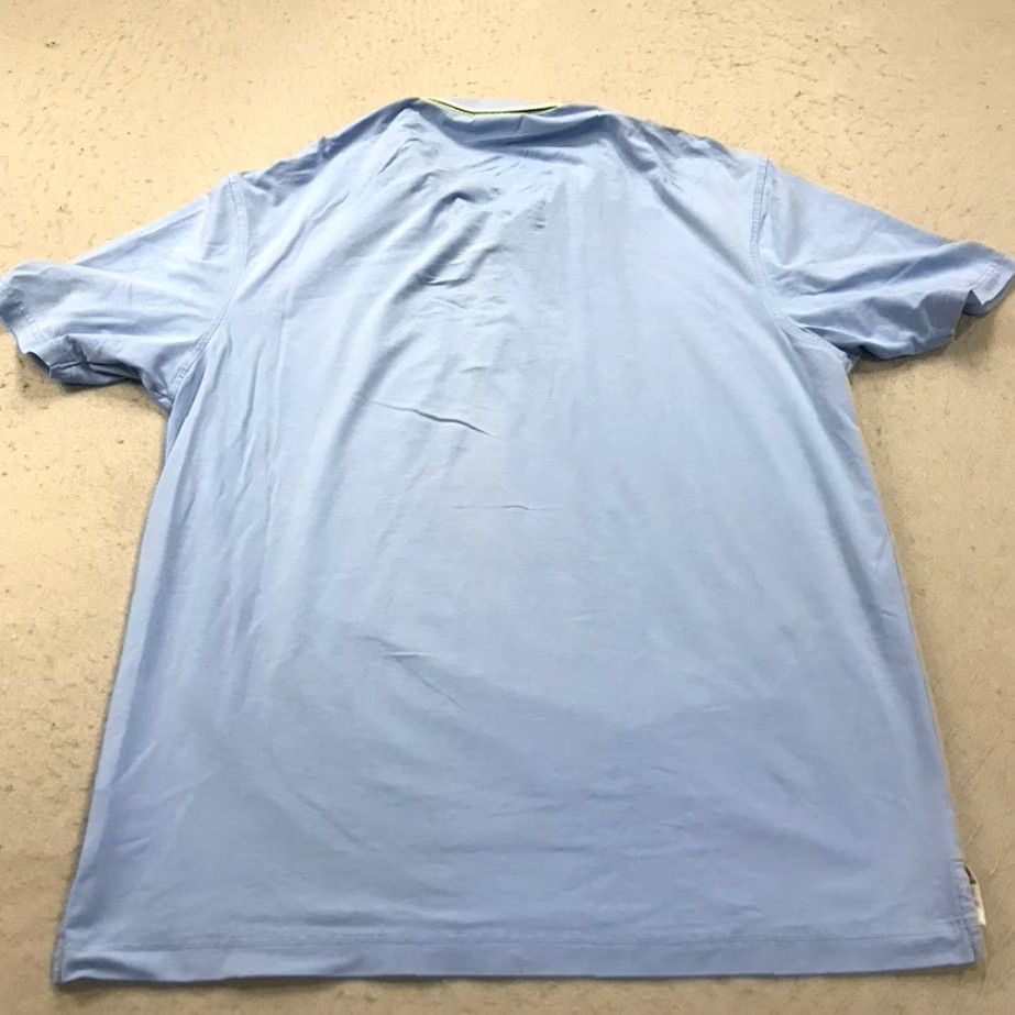 Oscar Jacobson Oscar Jacobson Gleneagles Golf Polo Shirt Mens Large Blue Cotton Blend Polo Shirts Casual Golf Men L Blue Oscar Jacobson Size US L / EU 52-54 / 3 - 7 Thumbnail