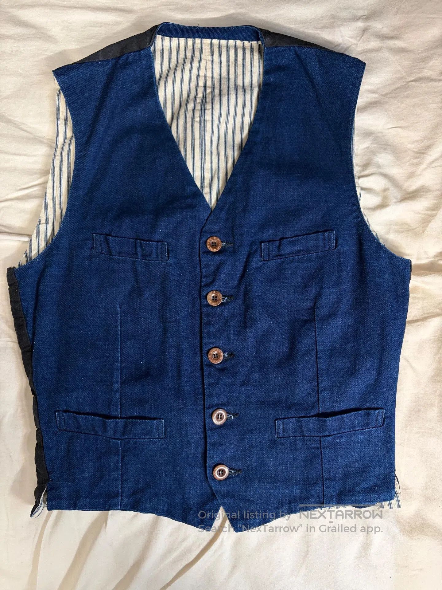 Mister Freedom Mister Freedom Denim Blue Vest. Size US M / EU 48-50 / 2 - 1 Thumbnail