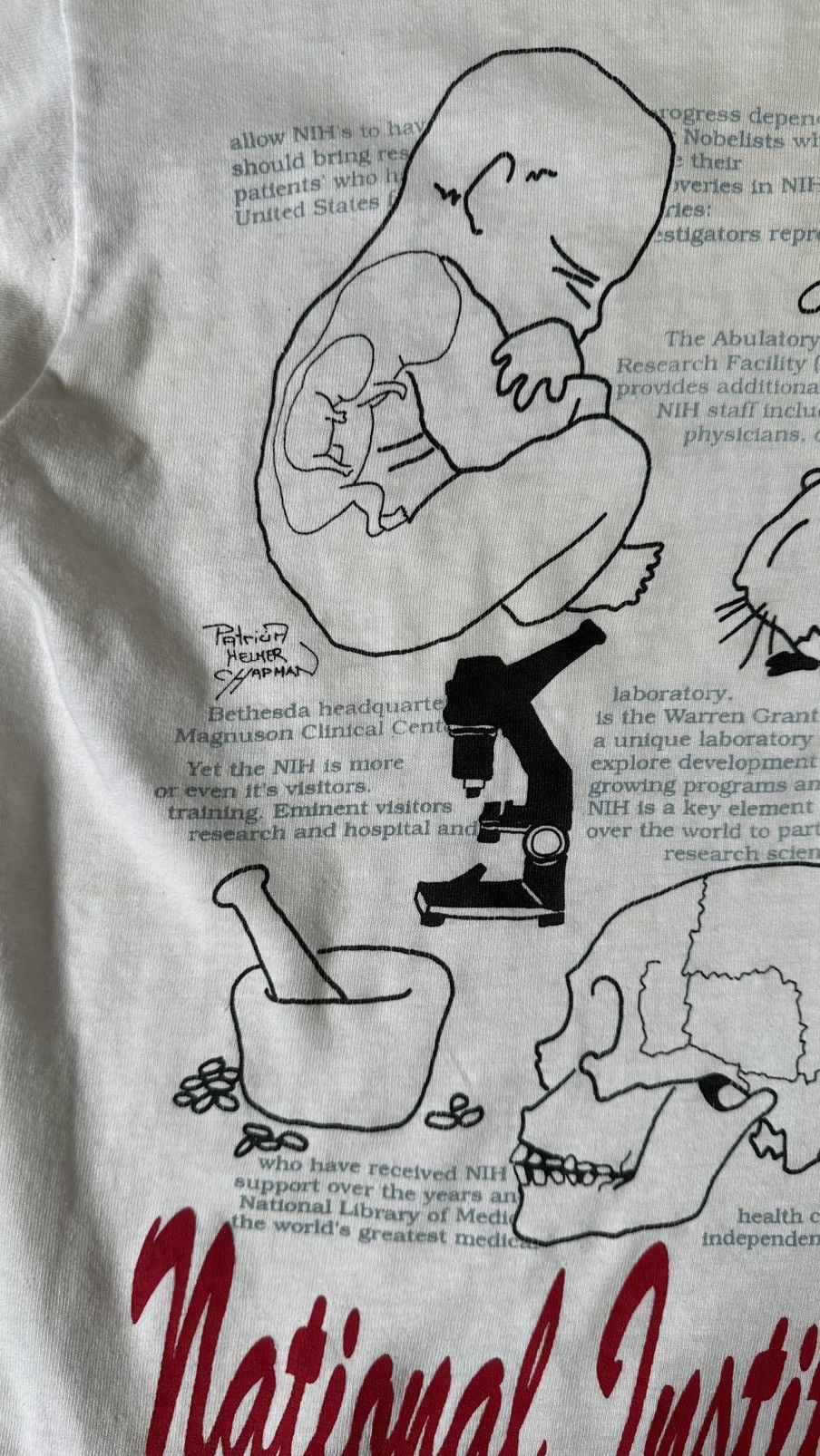 Vintage VINTAGE ONEITA NATIONAL INSTITUTES OF HEALTH NIH TEE Size US M / EU 48-50 / 2 - 3 Thumbnail